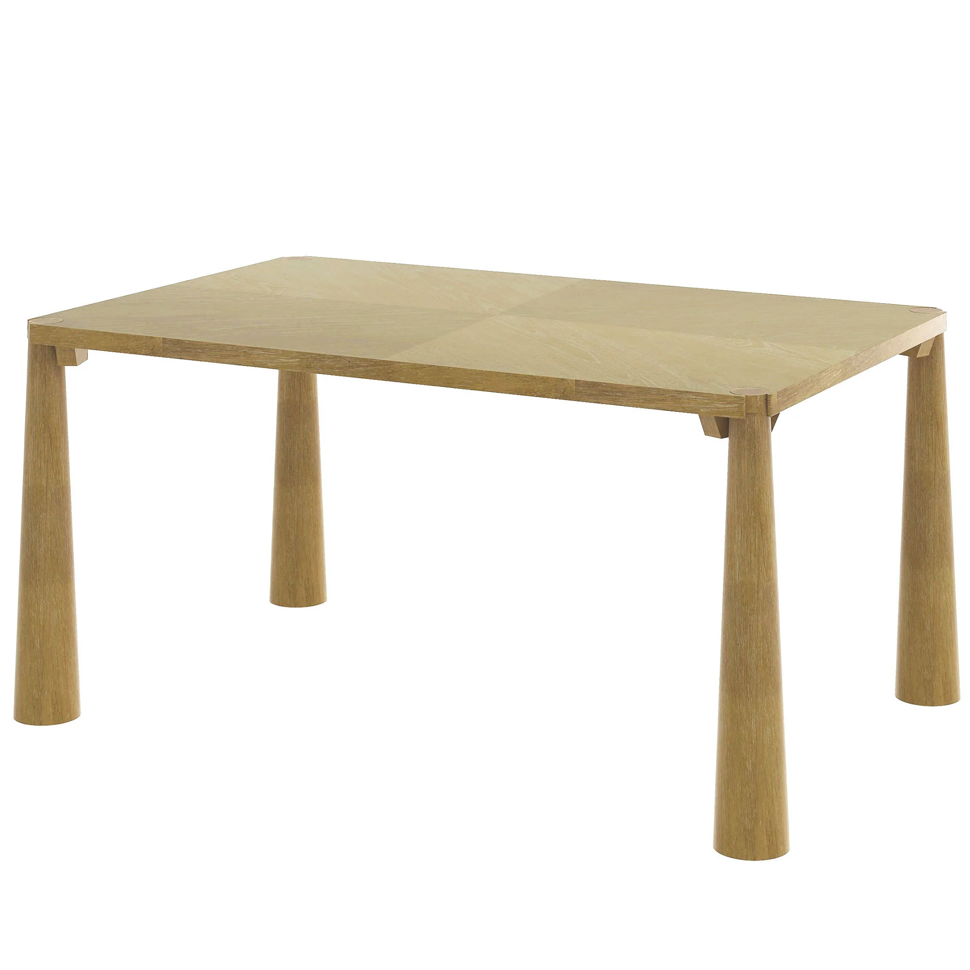 Walker Edison | Classic Modern 7-Piece Dining Table Set for 6