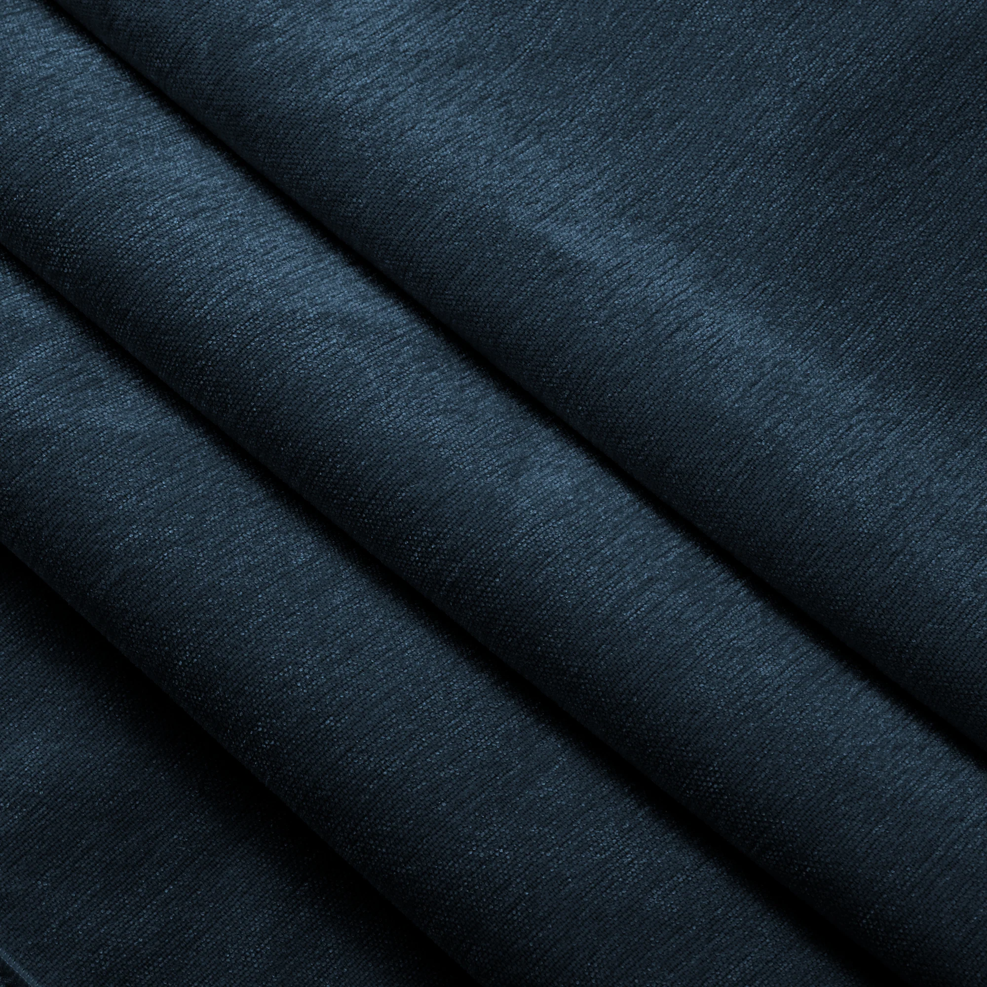 Walker Edison | Cloud Slipcovered Sectional Blue Sofa Ottoman