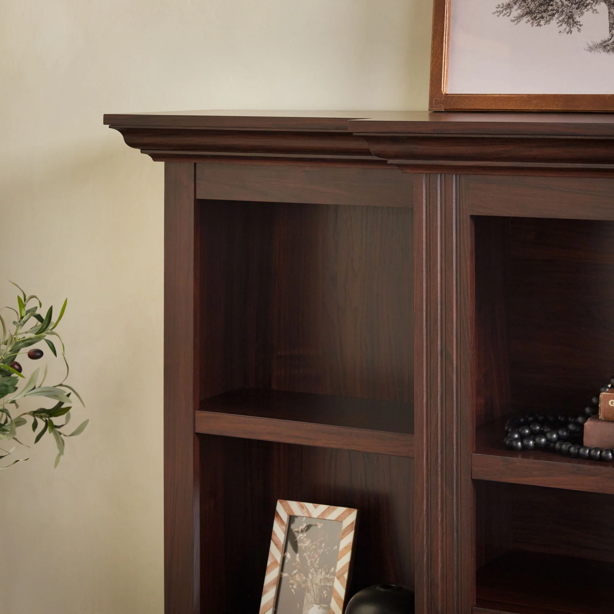 Cullen 70 Traditional Electric Fireplace with Mantel and Shelves