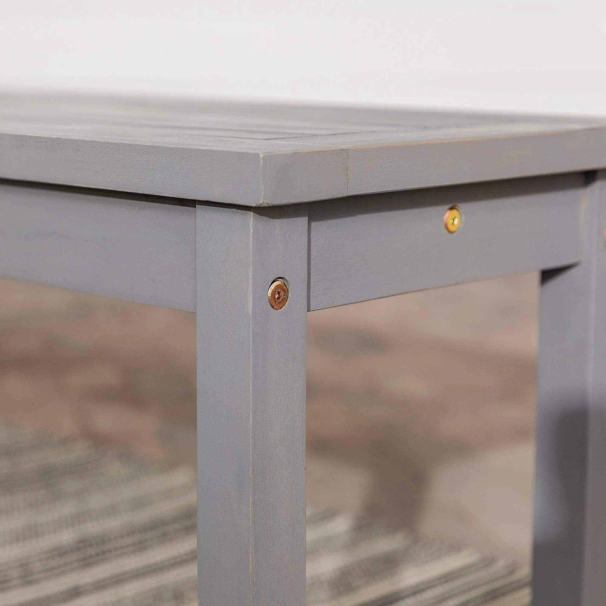 Midland Acacia Wood Outdoor Patio Bench