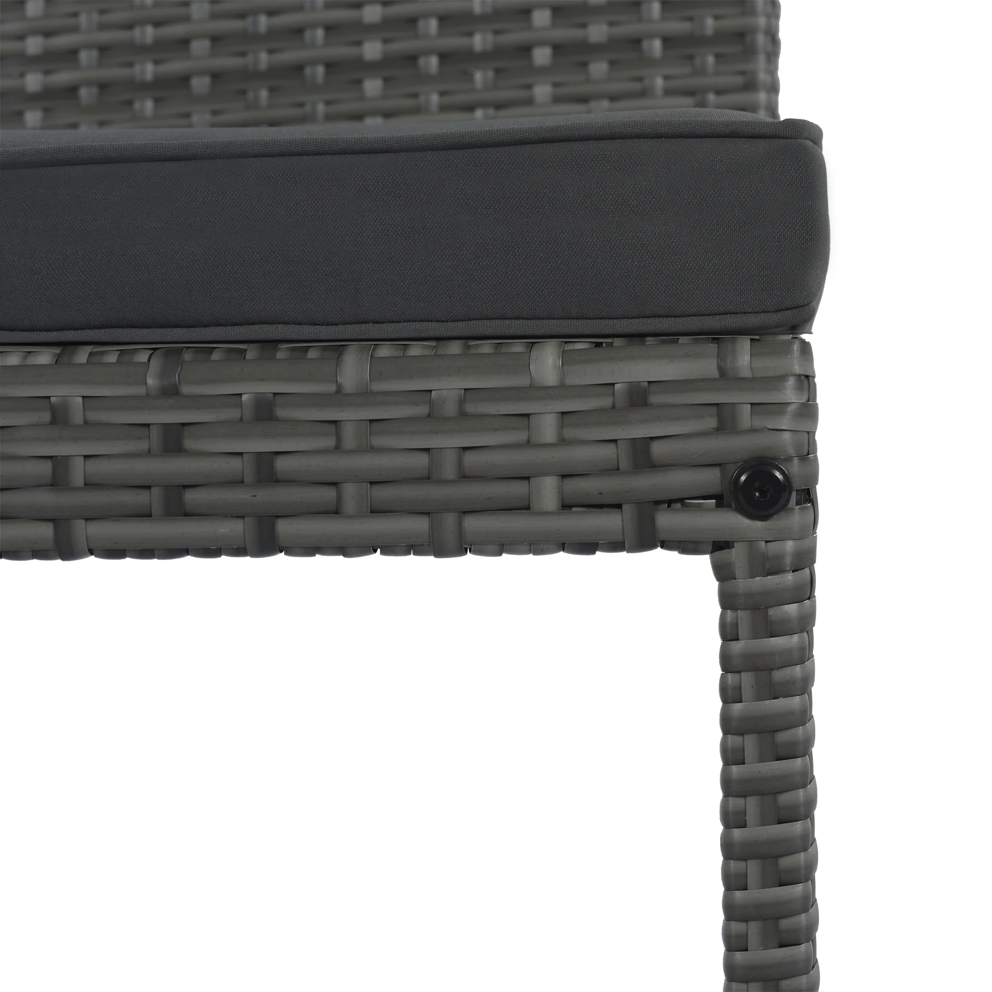 Walker Edison | 5-pieces Outdoor Patio Wicker Bar Set