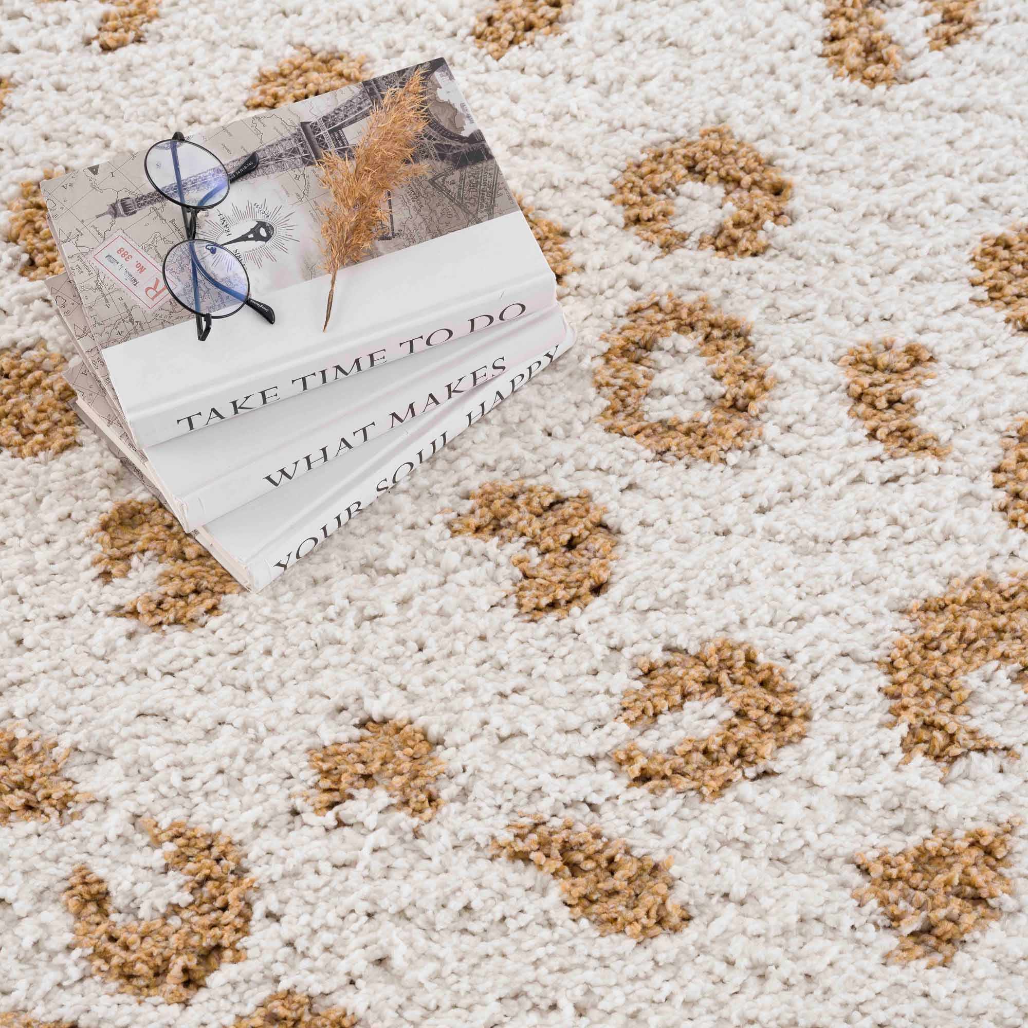 Boutique Rugs - Altin Leopard Print White Area Rug