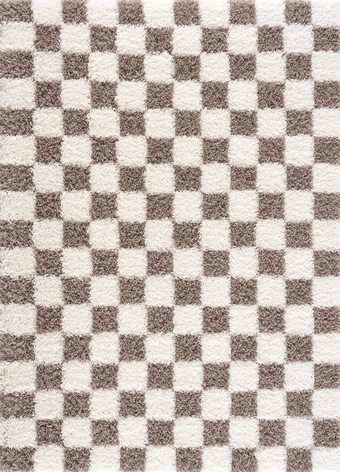 Boutique Rugs - Atira Brown Checkered Area Rug