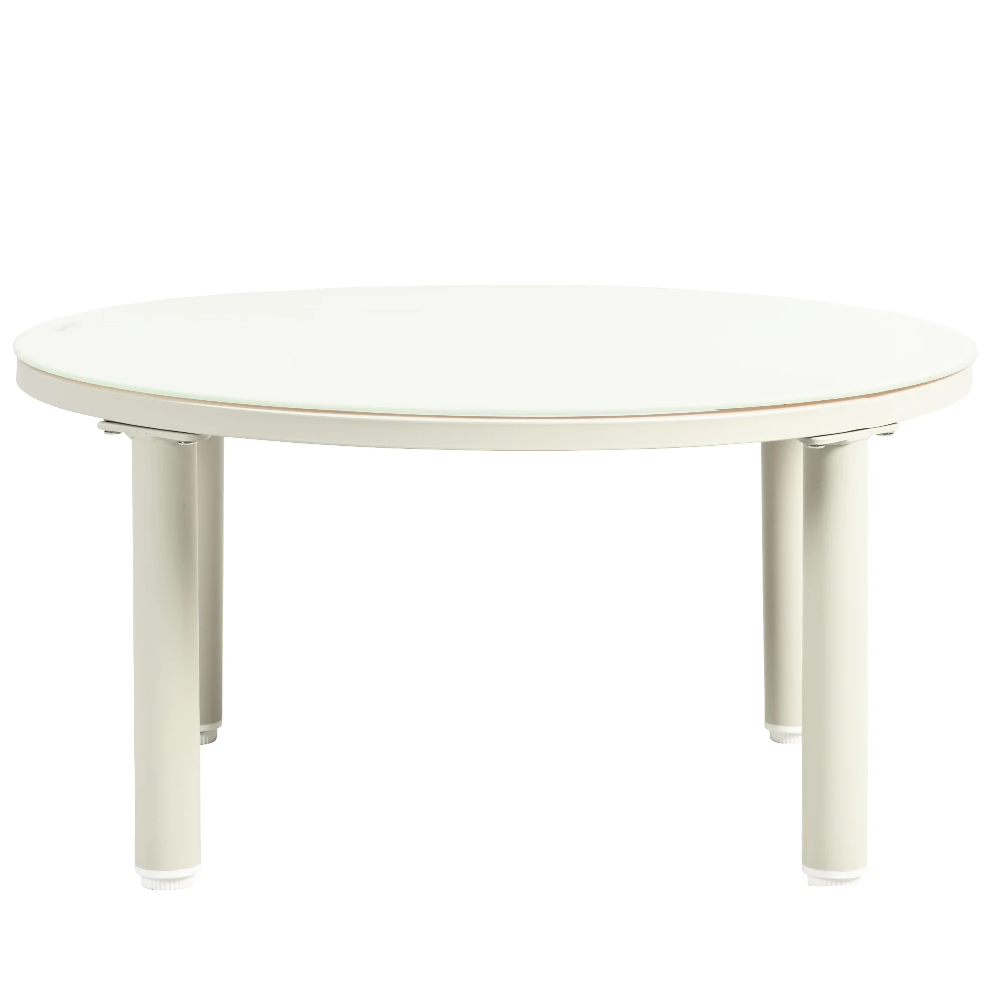 Walker Edison | Minimalist Half Moon Outdoor 8-Piece Modular Sofa Set with Nesting Tables