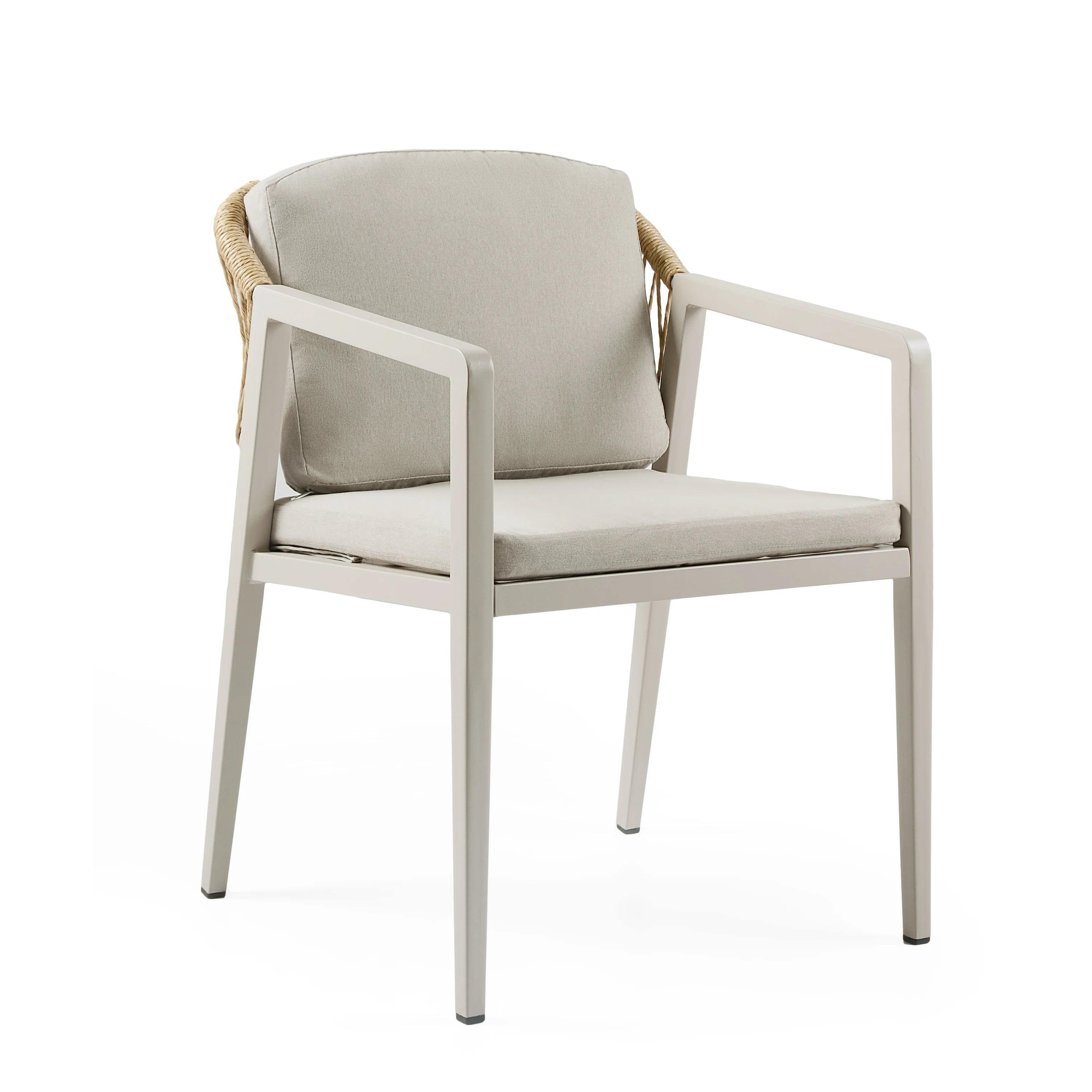 Walker Edison | Acacia Wood Expandable Outdoor Dining Set with Chair Set of 6