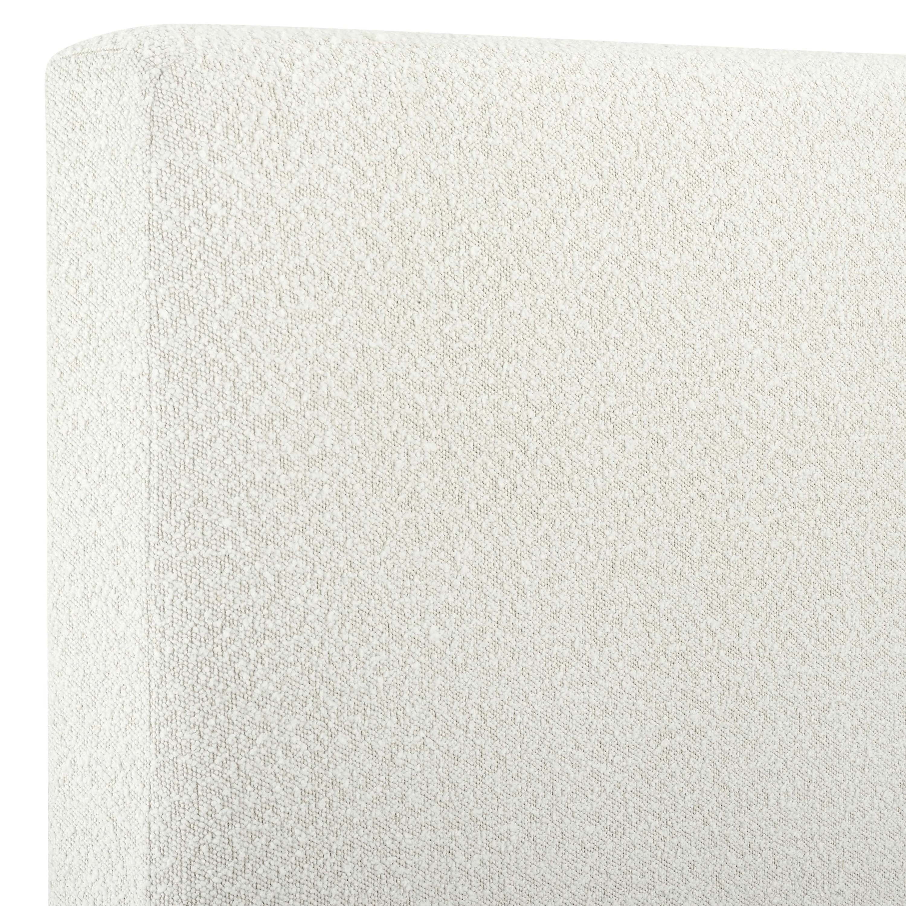 Walker Edison | Boucle Upholstered Platform Bed