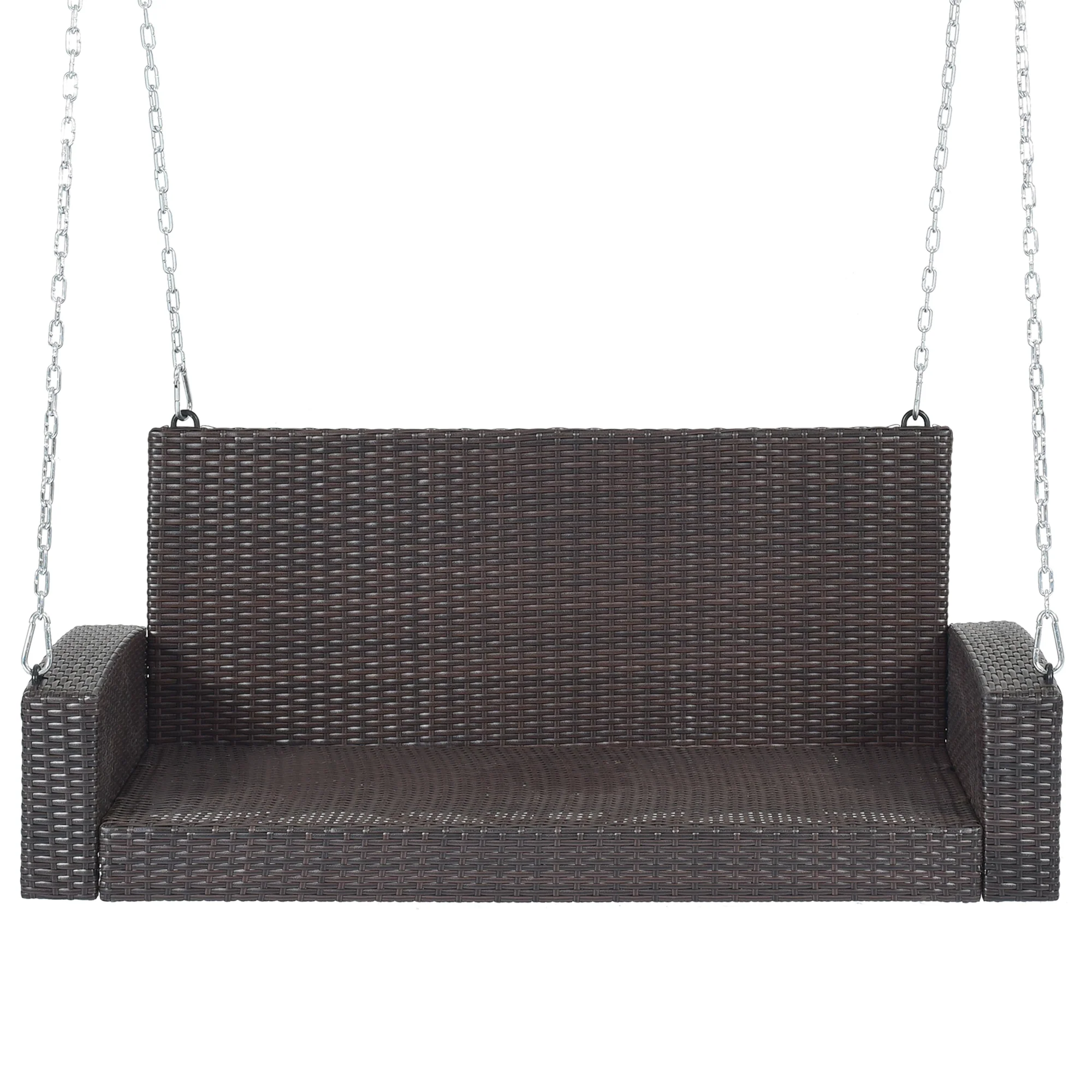 Walker Edison | Wicker Hanging Porch Swing