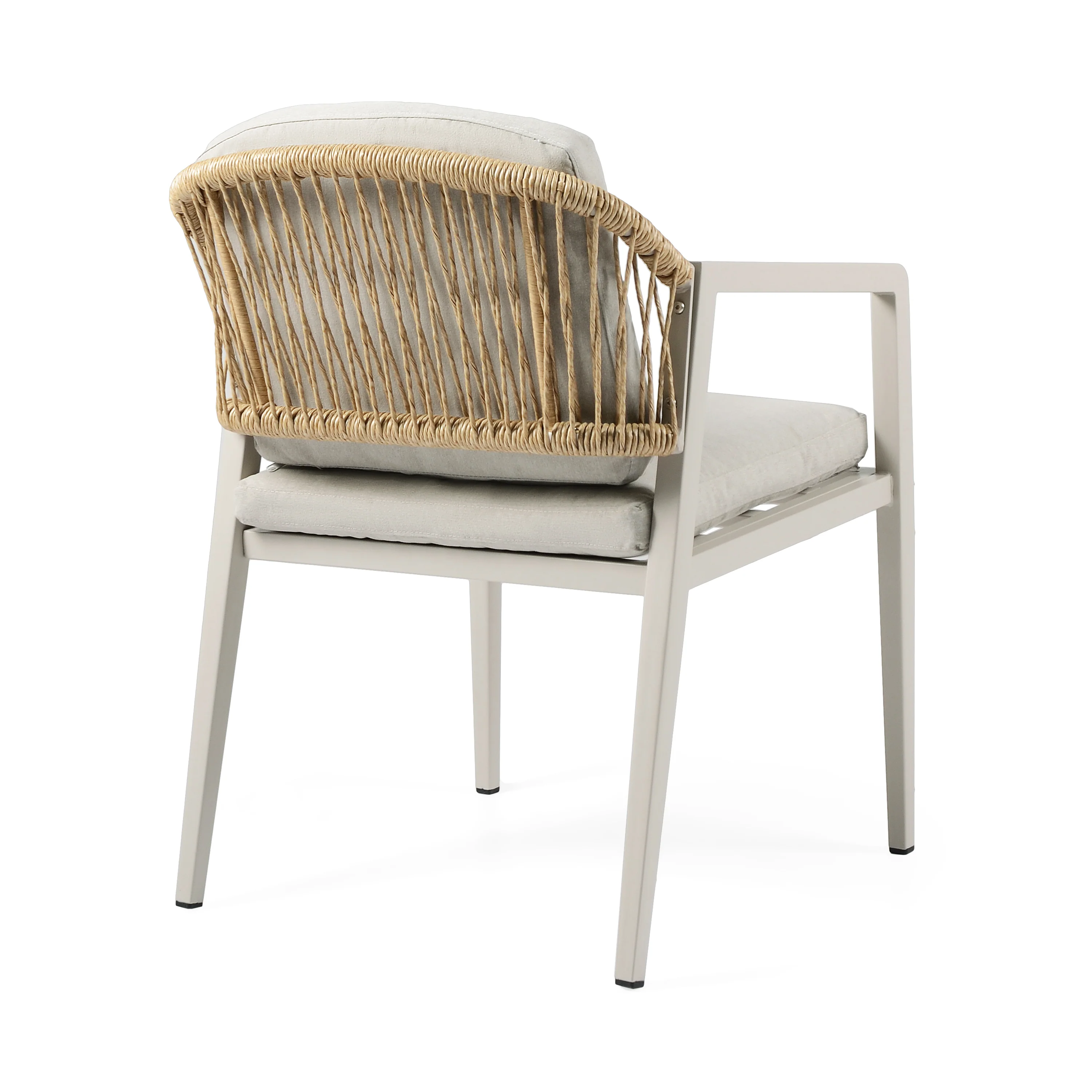 Walker Edison | Acacia Wood Expandable Outdoor Dining Set with Chair Set of 6