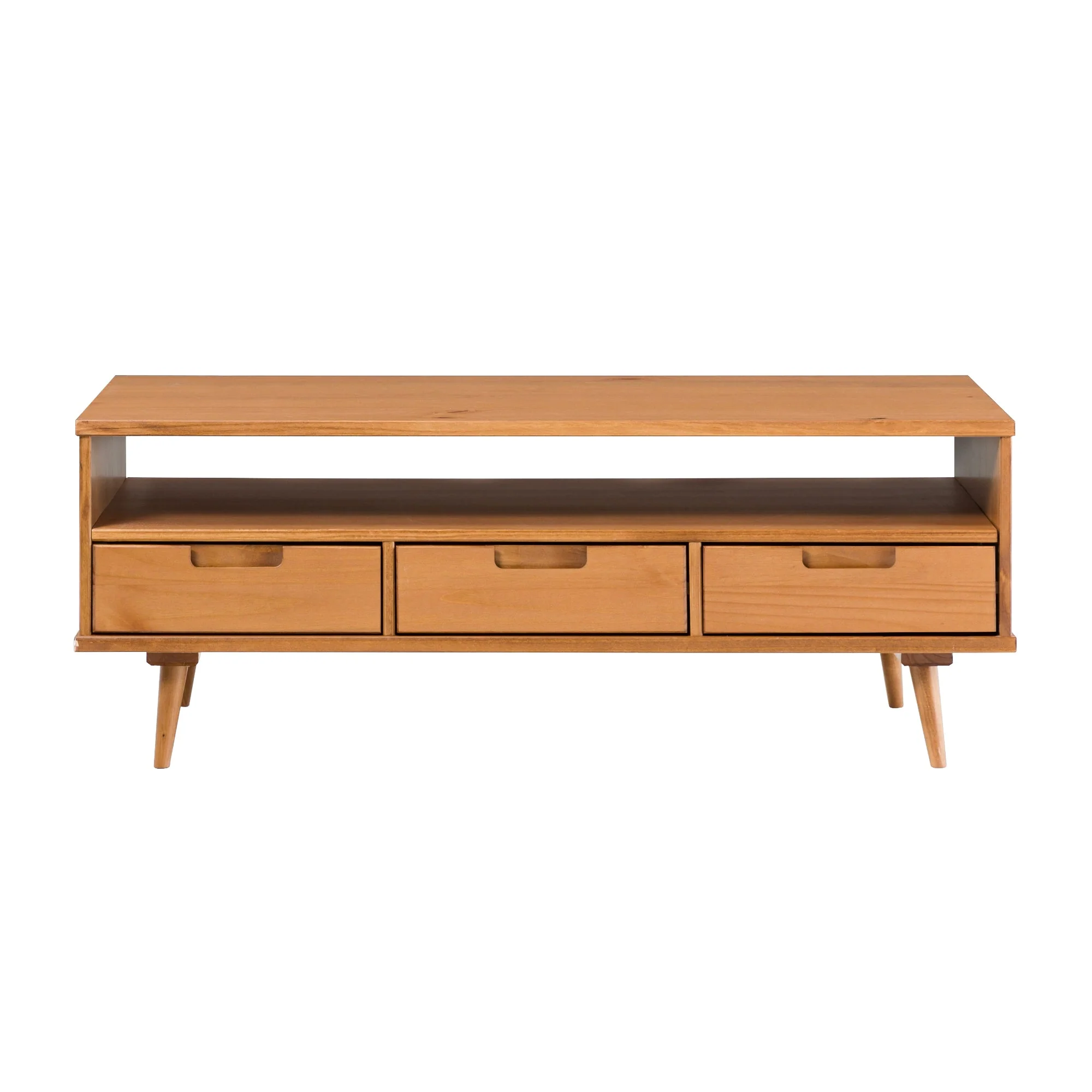 Sloane 48 3-Drawer Solid Wood Coffee Table