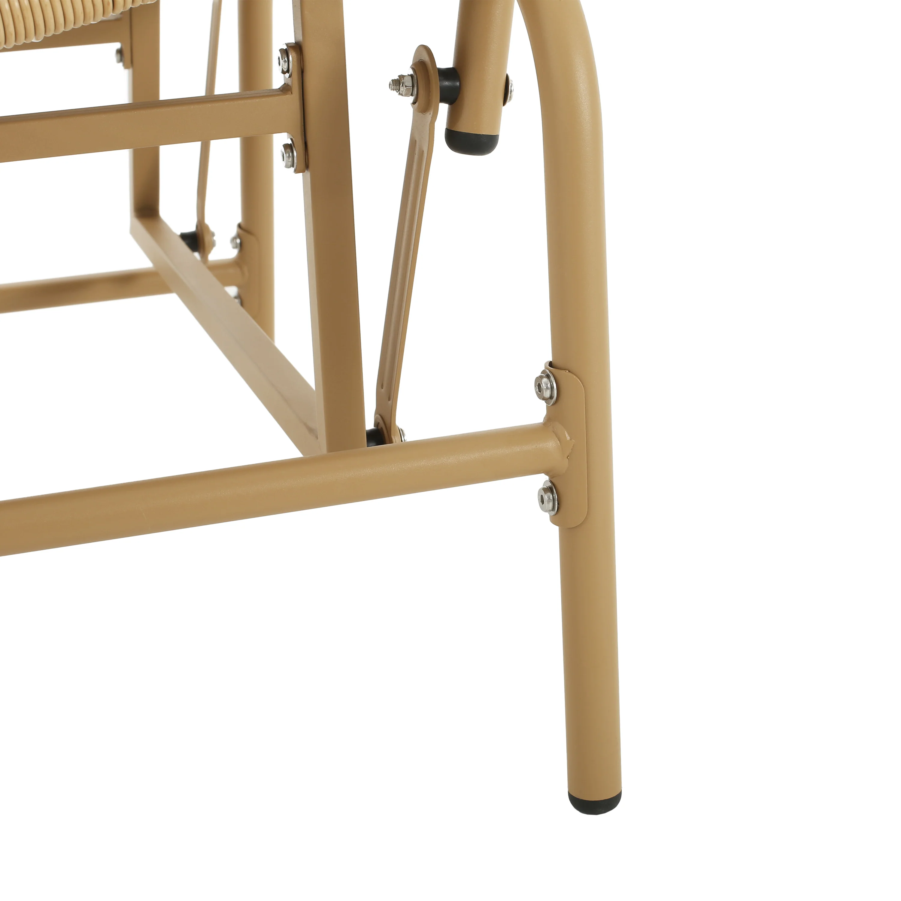 Walker Edison | Palos Outdoor Wicker Glider Chair