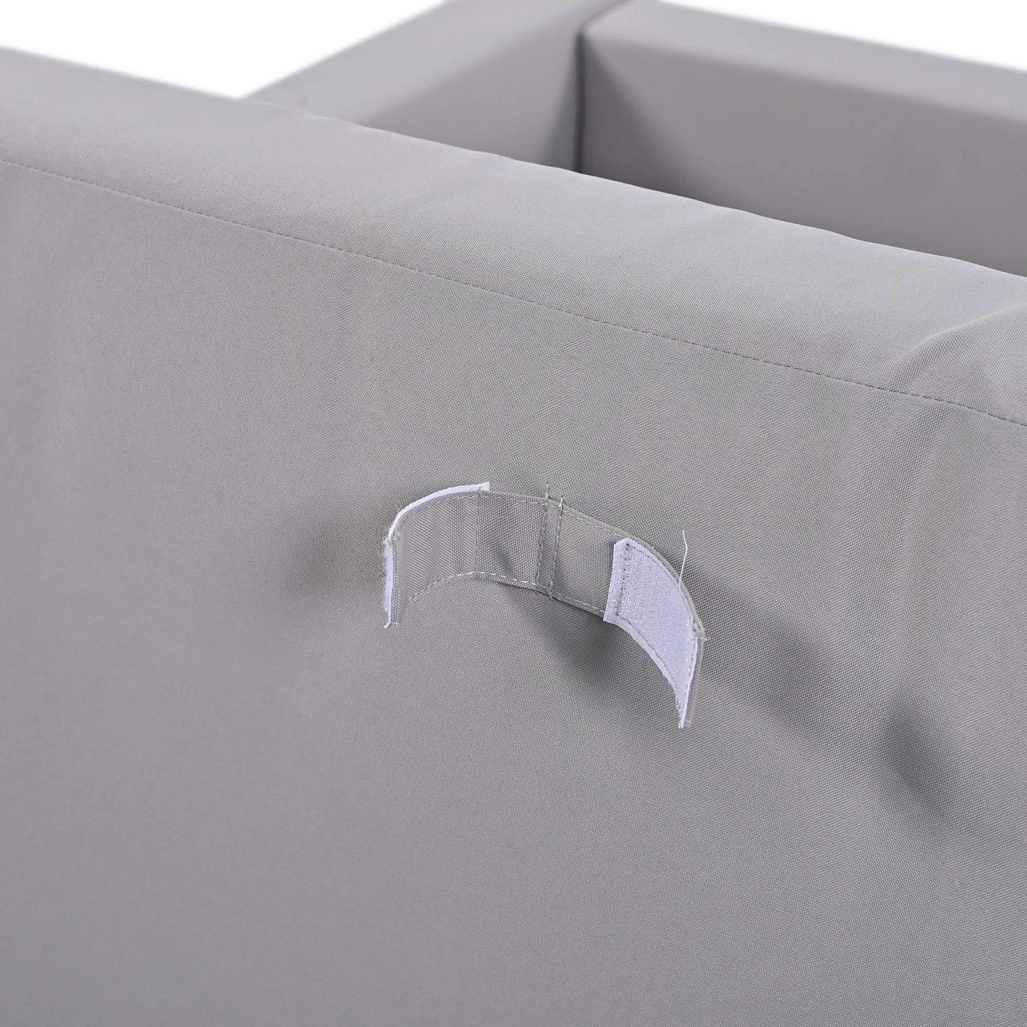 Walker Edison | Modern Outdoor Patio Daybed with Wood Topped Side Tables