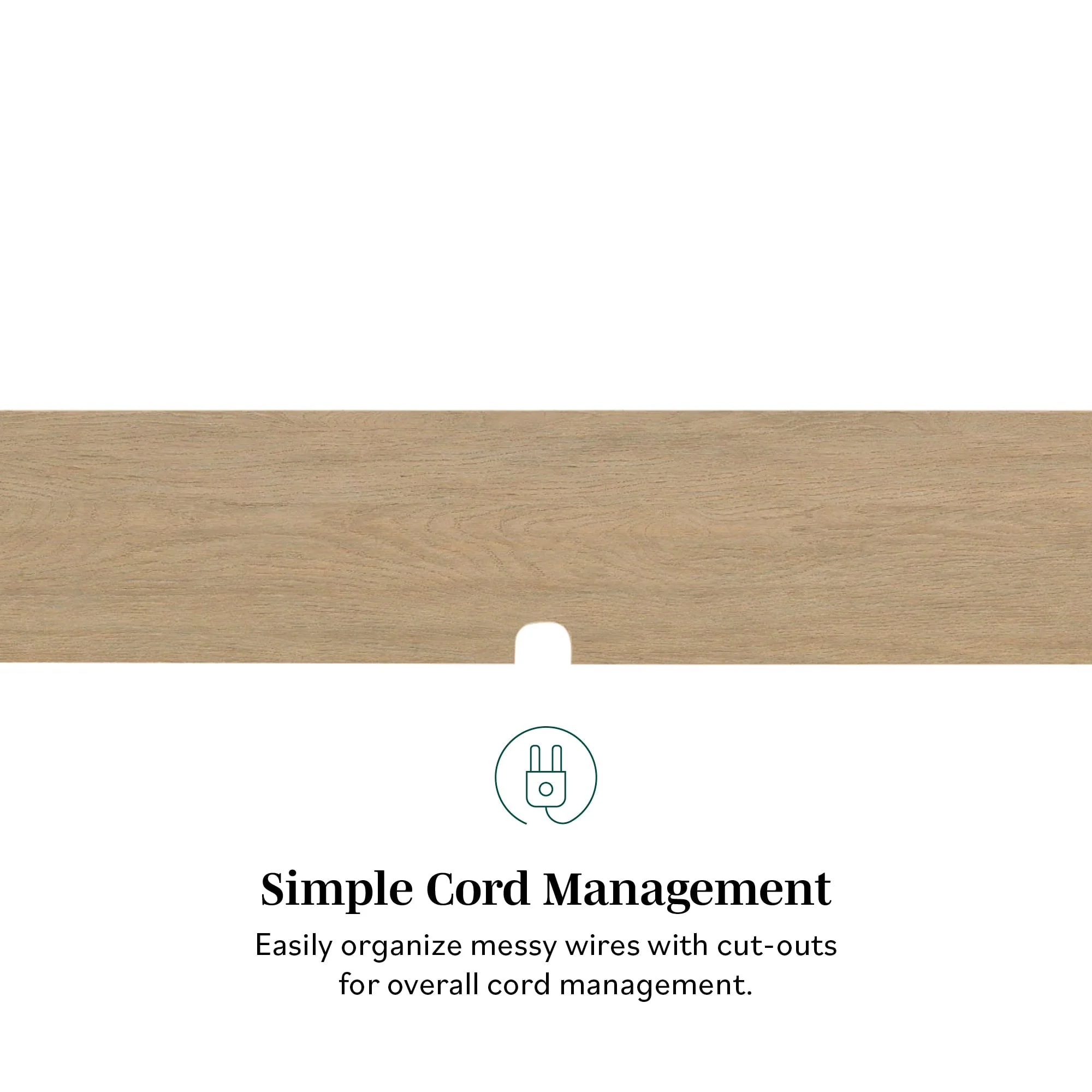 Hamkke Boho 2-Door Floating TV Stand