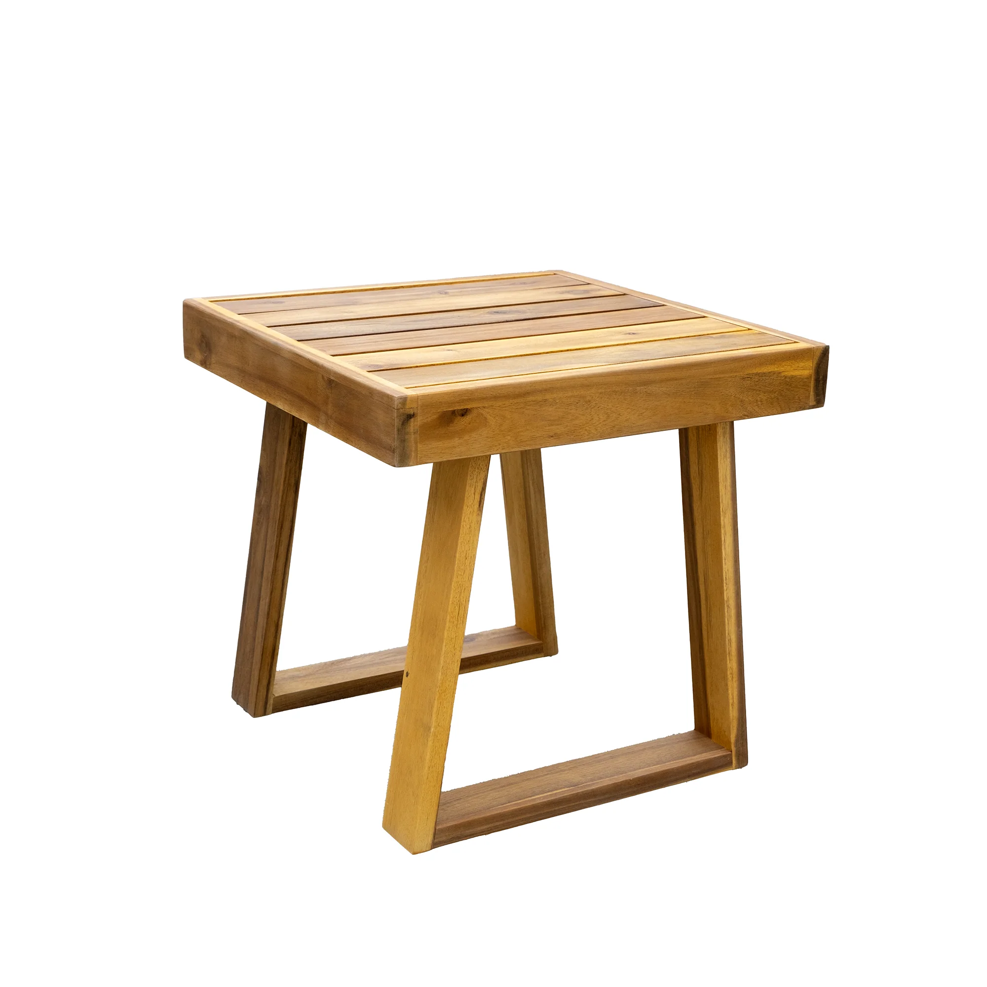 Walker Edison | 3-Piece Acacia Wood Outdoor Lounge Set