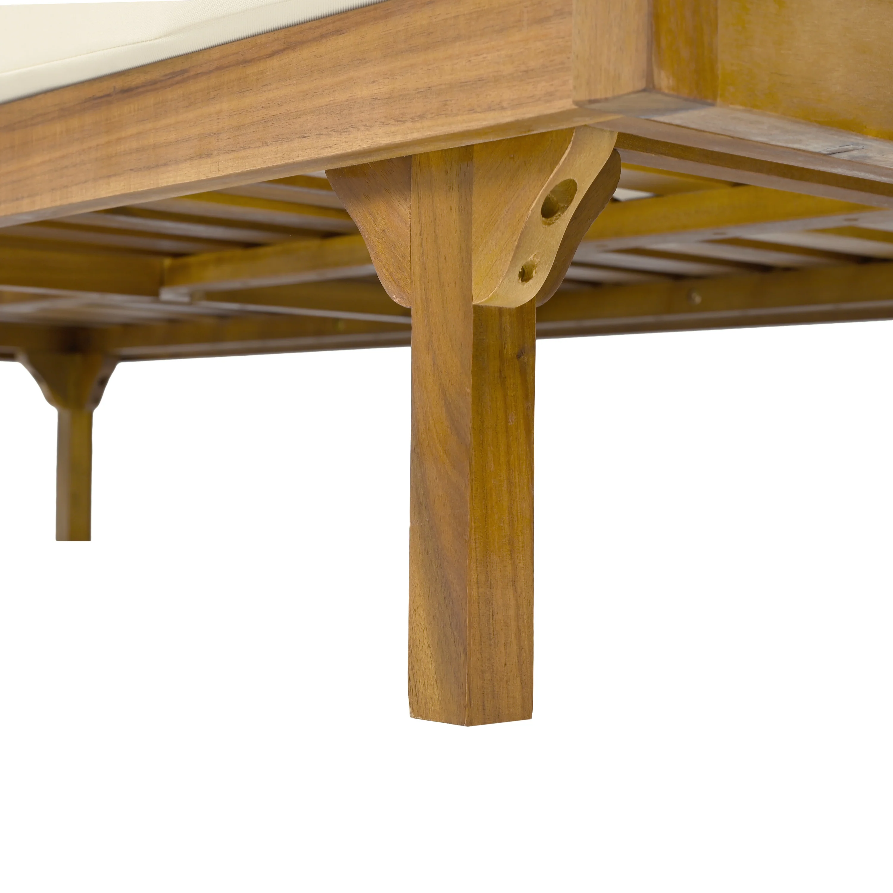 Walker Edison | Outdoor Teak Wood Daybed Sofa