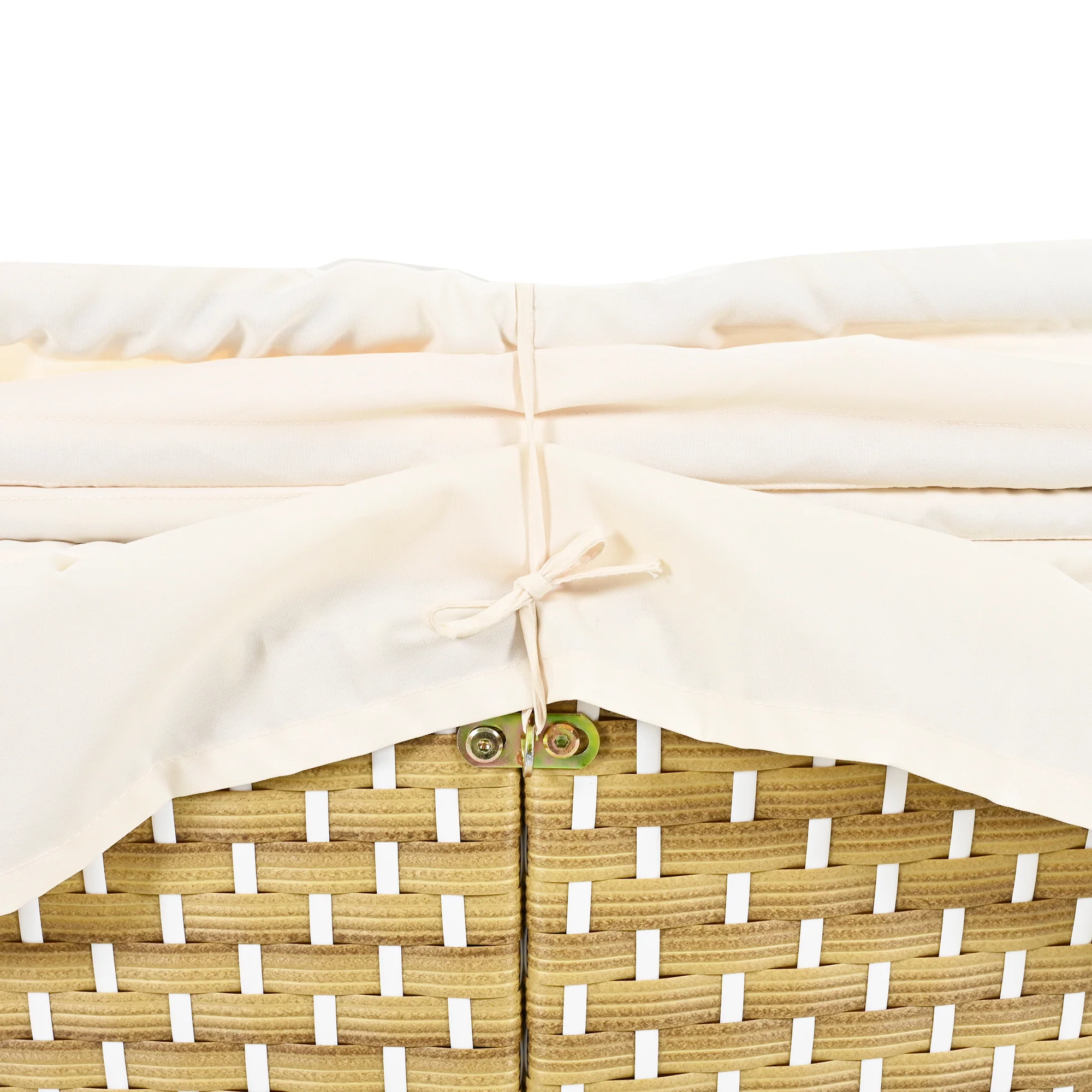 Walker Edison | Outdoor Round Modular Sunbed Sofa Set