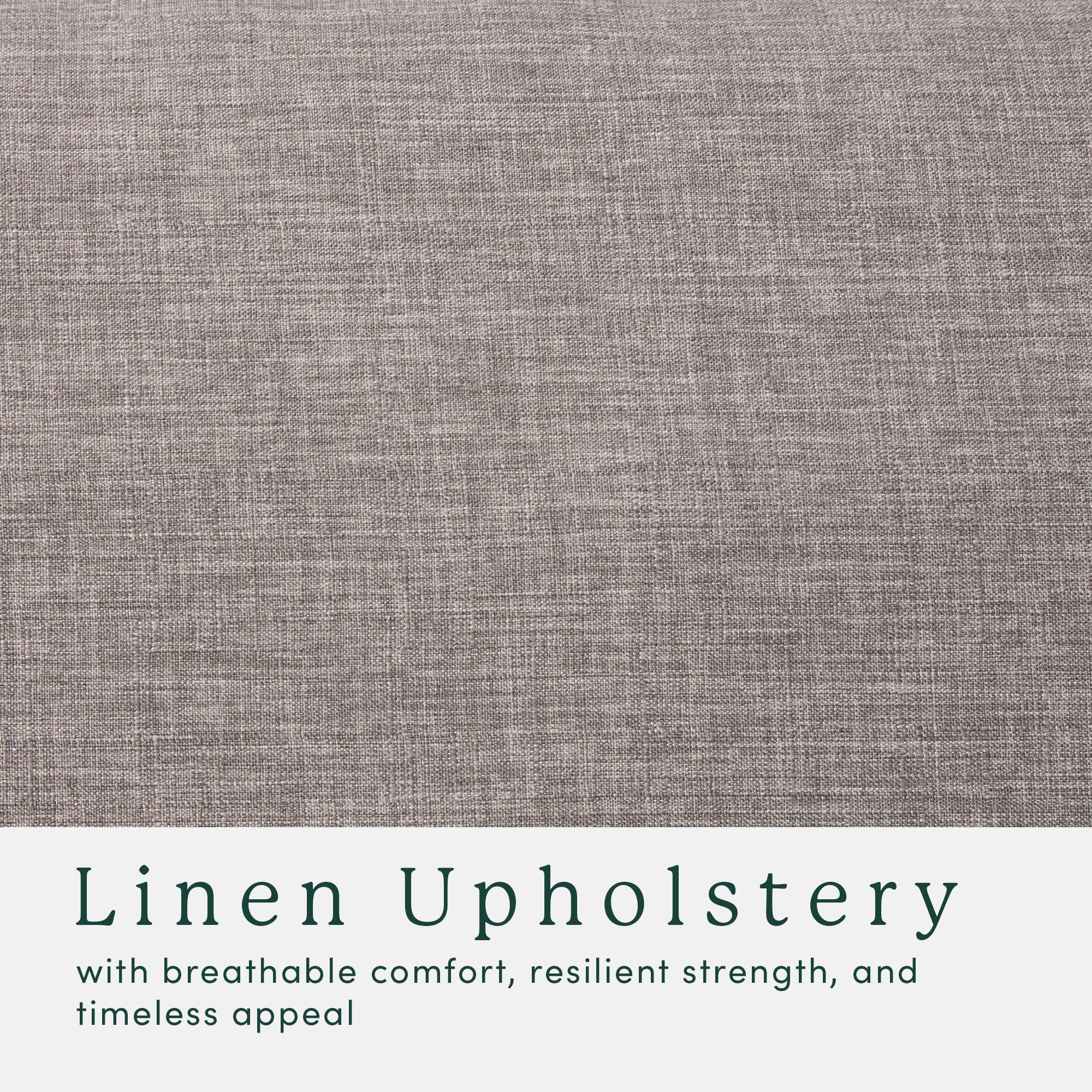 Nash Modern Farmhouse Easy Assembly Linen Swivel Accent Chair