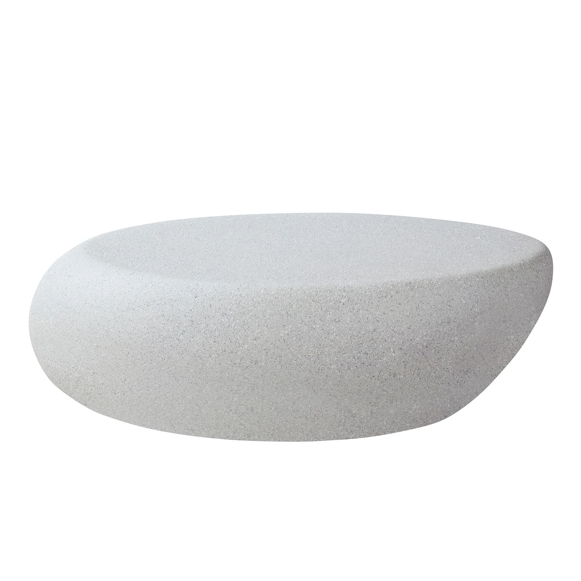 Walker Edison | Modern Minimalist Oval Coffee Table with Sleek Design