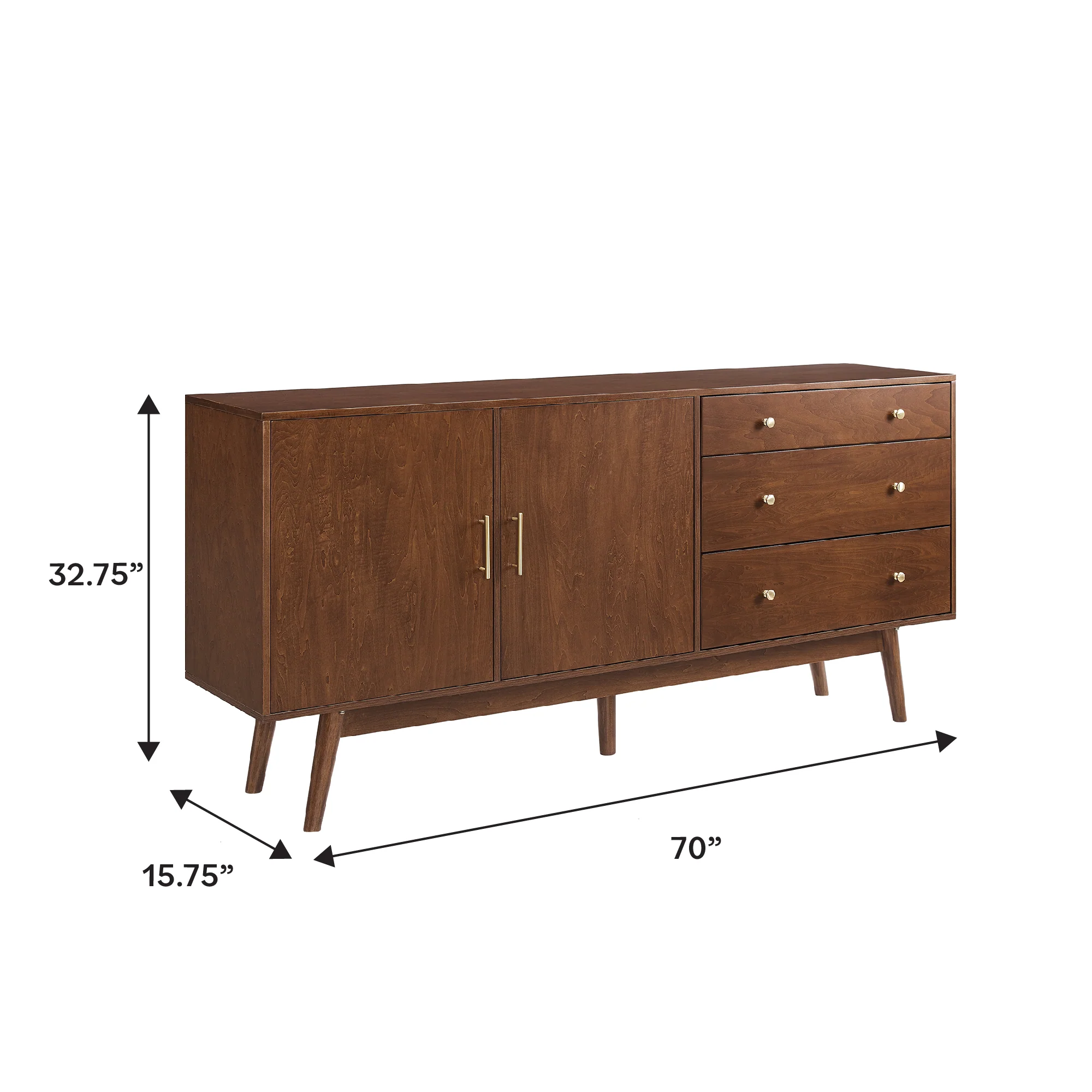 Mid-Century 70 Modern Console Buffet Sideboard