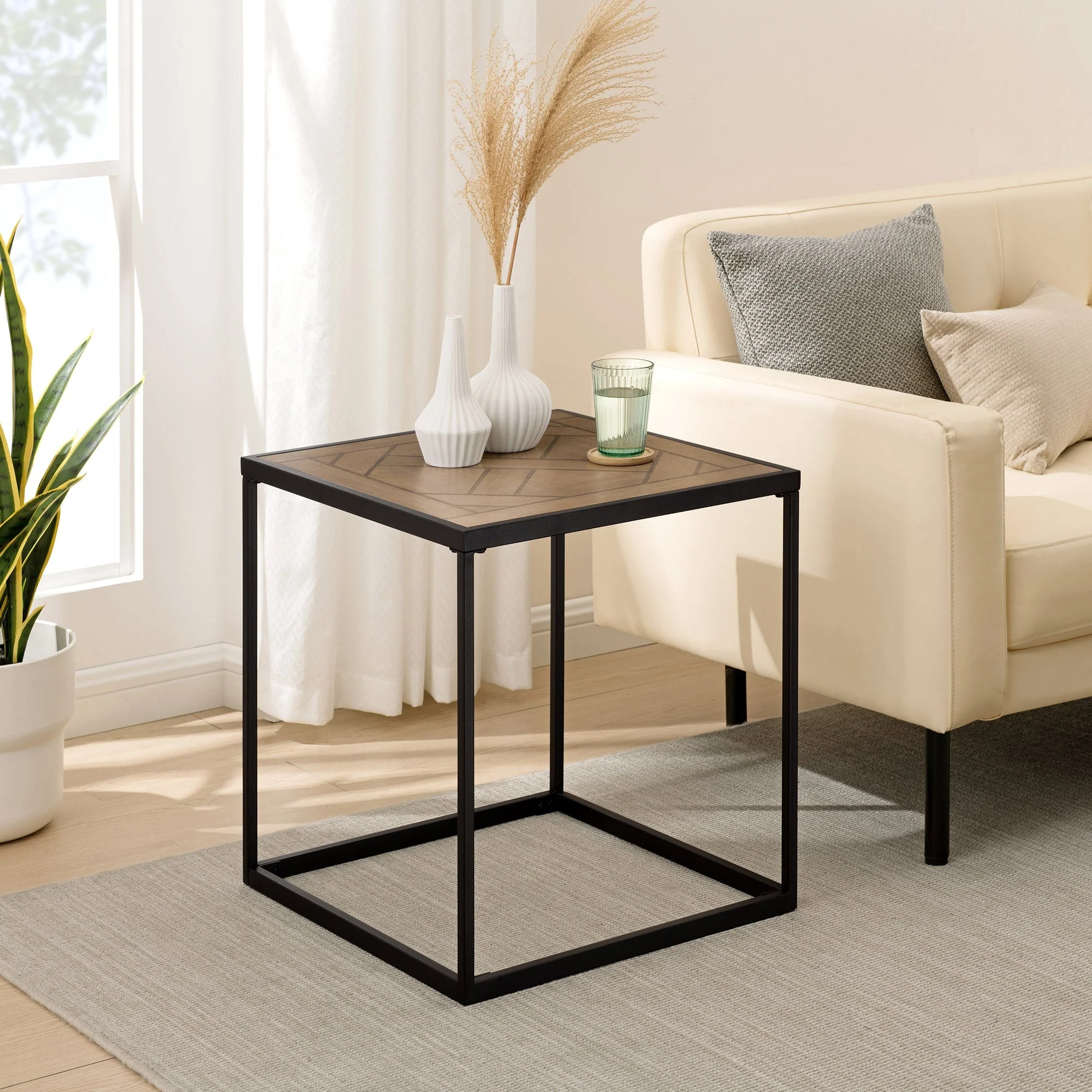 Parquet 20 Square Side Table