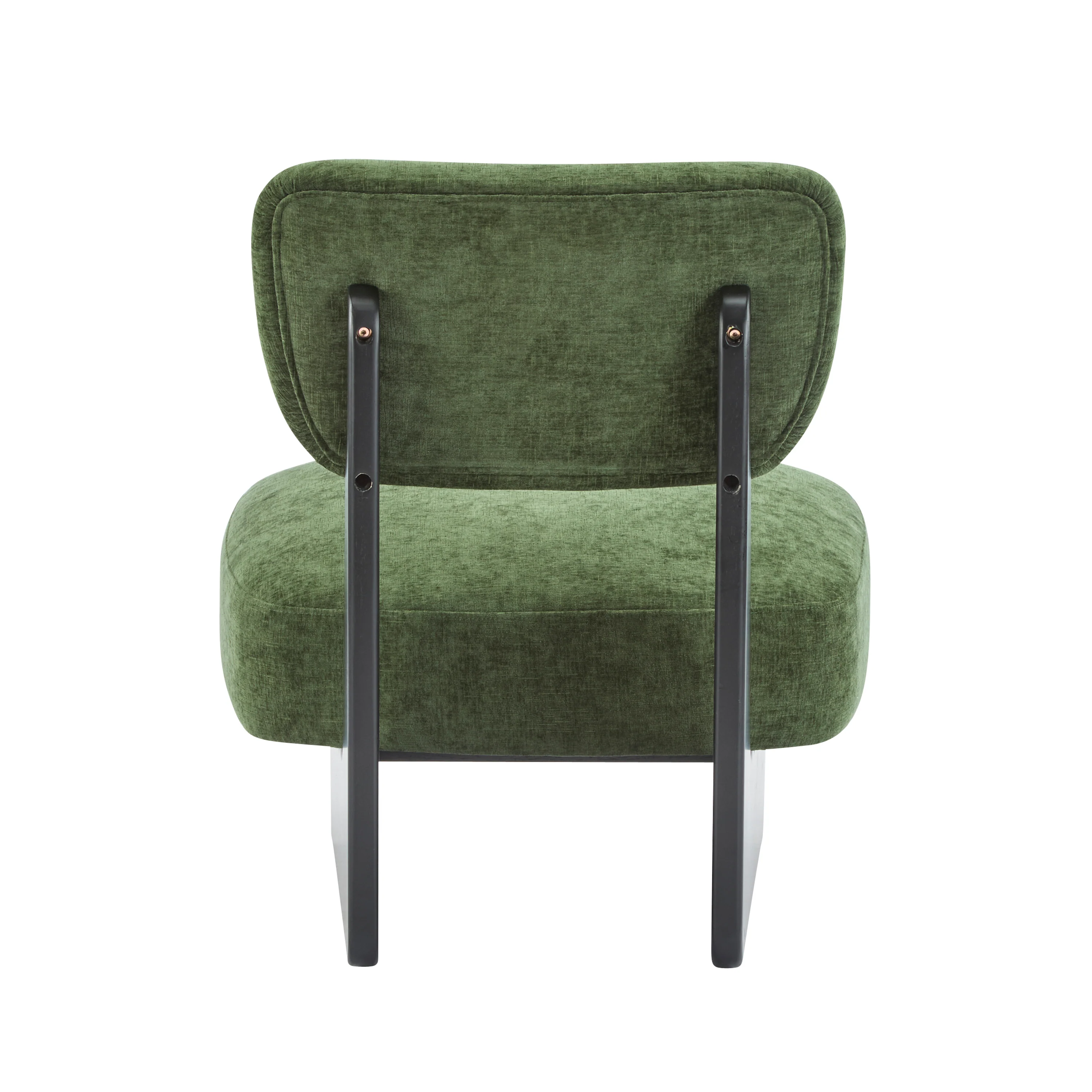 Walker Edison | Minimalist and Stylish Modern Accent Chair with Sturdy Wood Base Set of 2