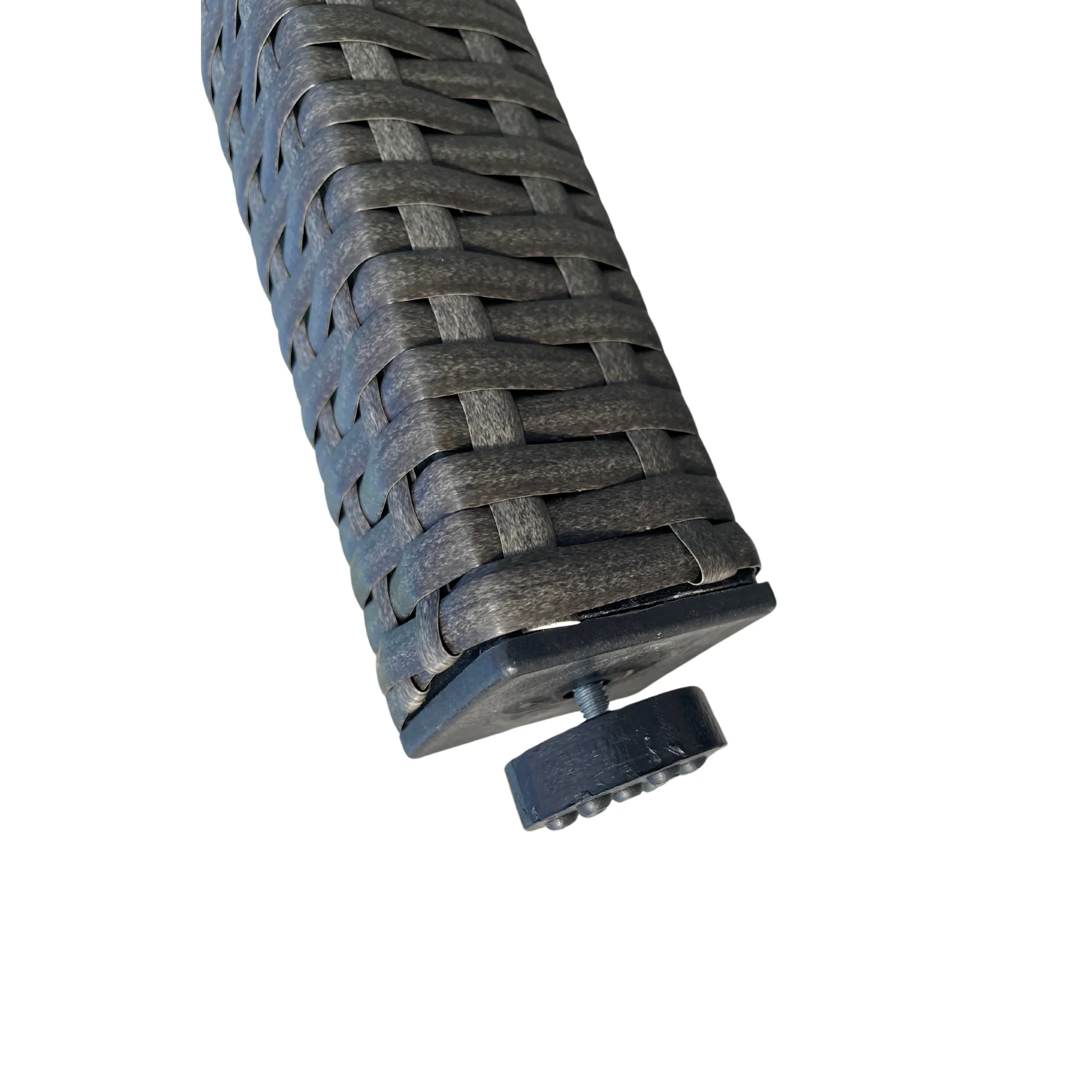 Walker Edison | 9 piece Outdoor Patio Wicker Dining Set with Glass Top