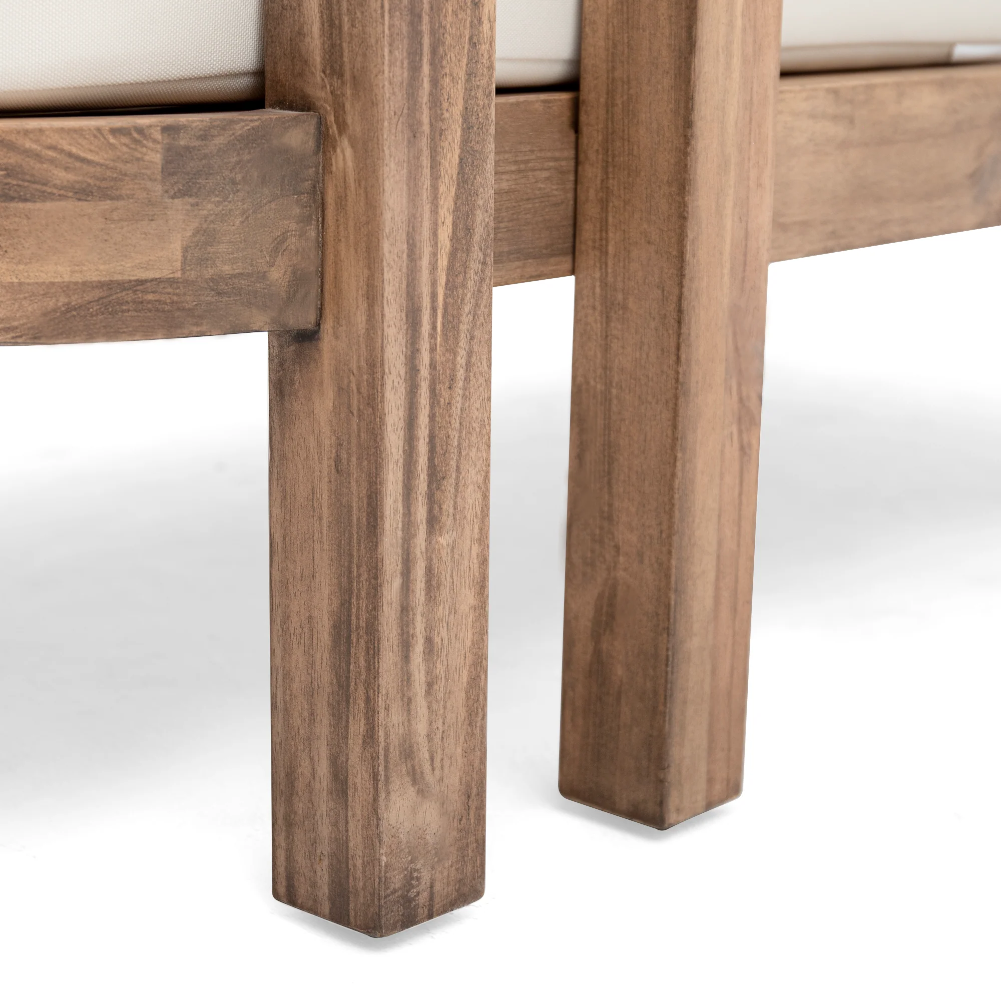 Walker Edison | 4-Pieces Acacia Wood Patio Furniture Set