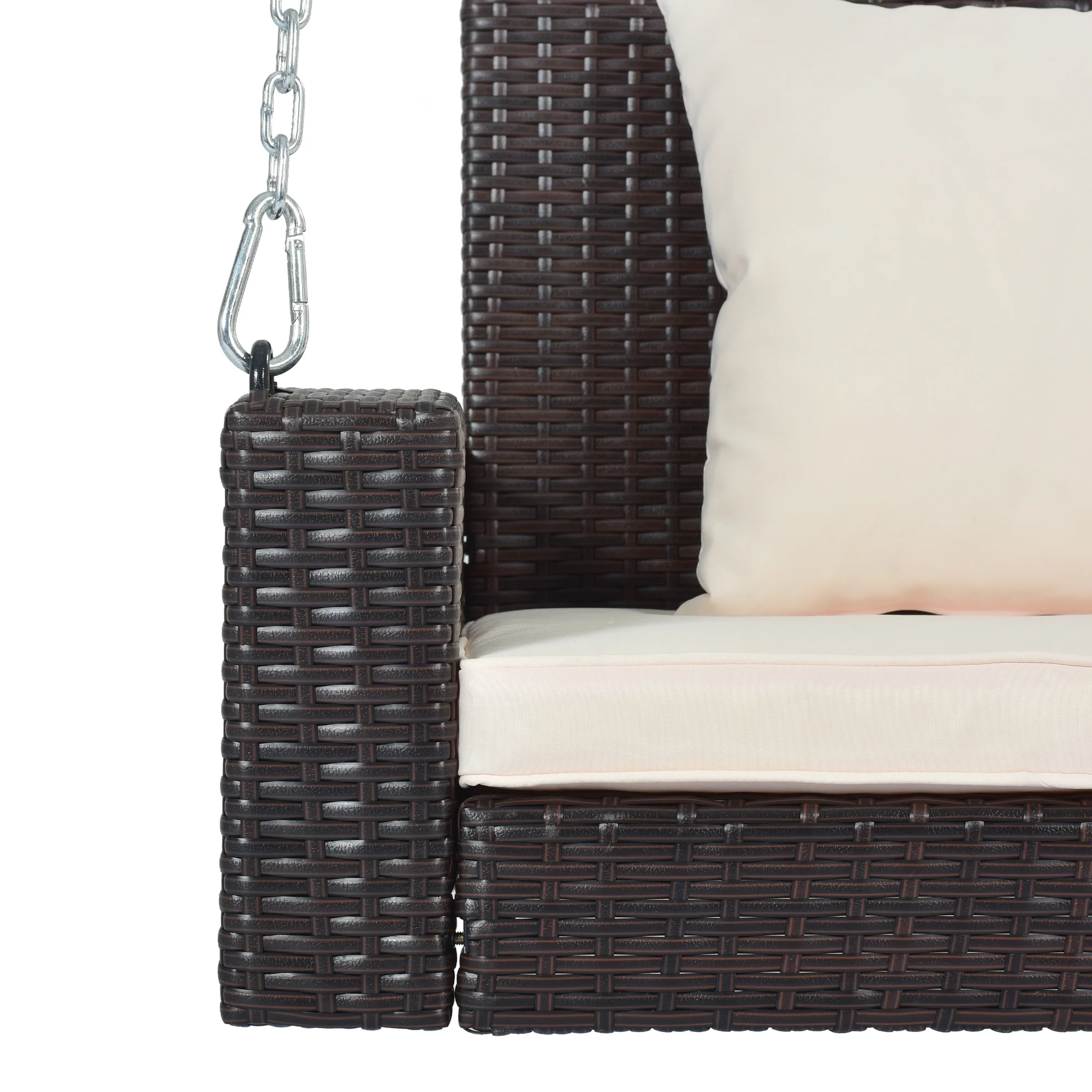 Walker Edison | Wicker Hanging Porch Swing