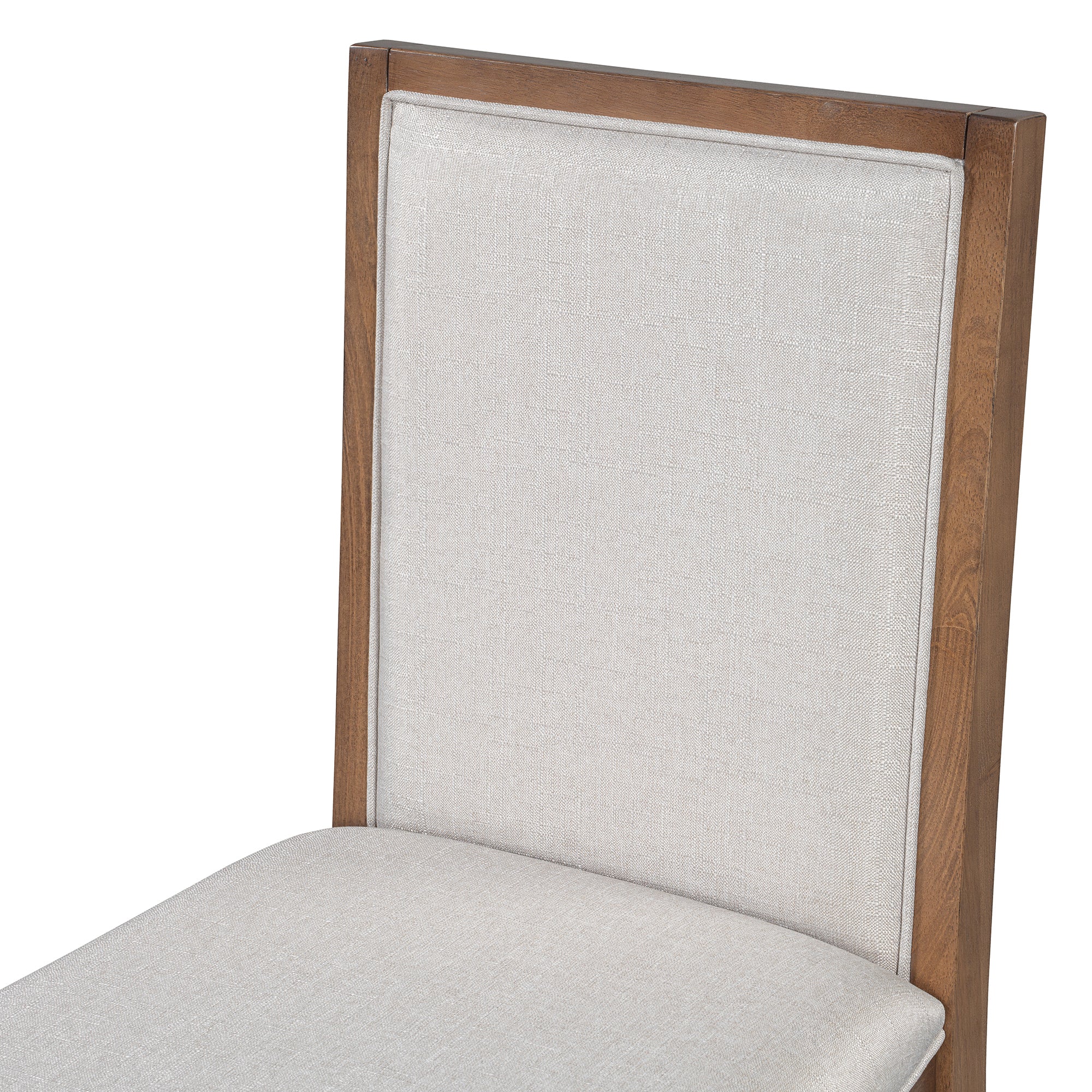 Walker Edison | Farmhouse Kitchen 5-Piece Extendable Dining Table Set for 4 with Upholstered Chair