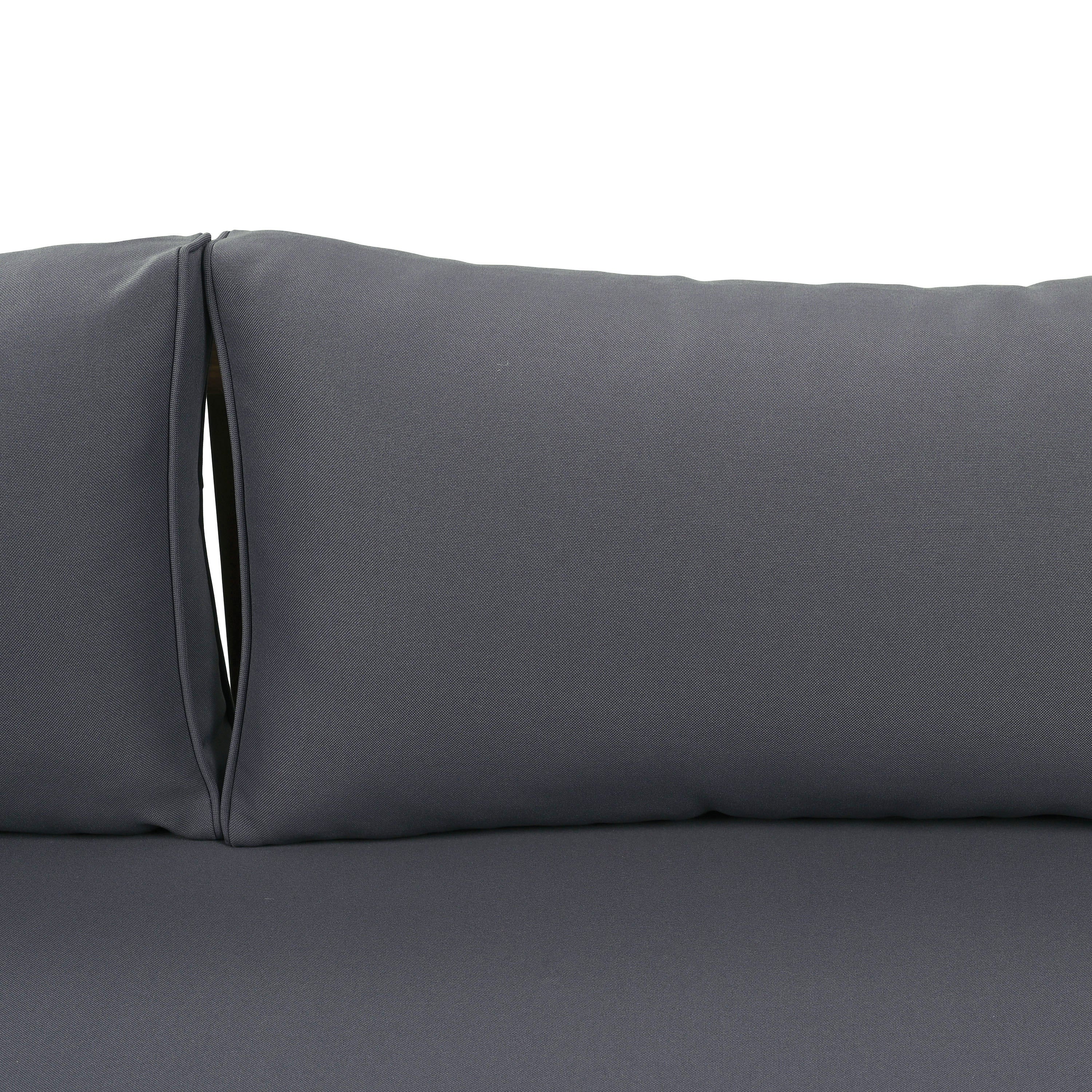 Walker Edison | Outdoor 3 Piece Teak Deep Seat Daybed Sofa with Coffee Table