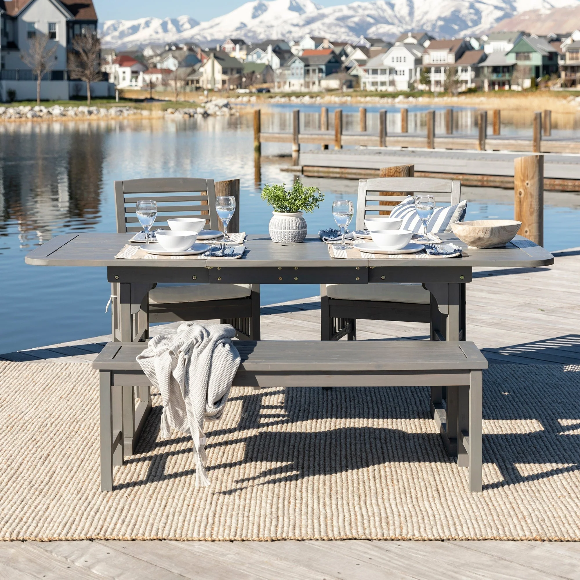Midland 4-Piece Outdoor Patio Dining Set