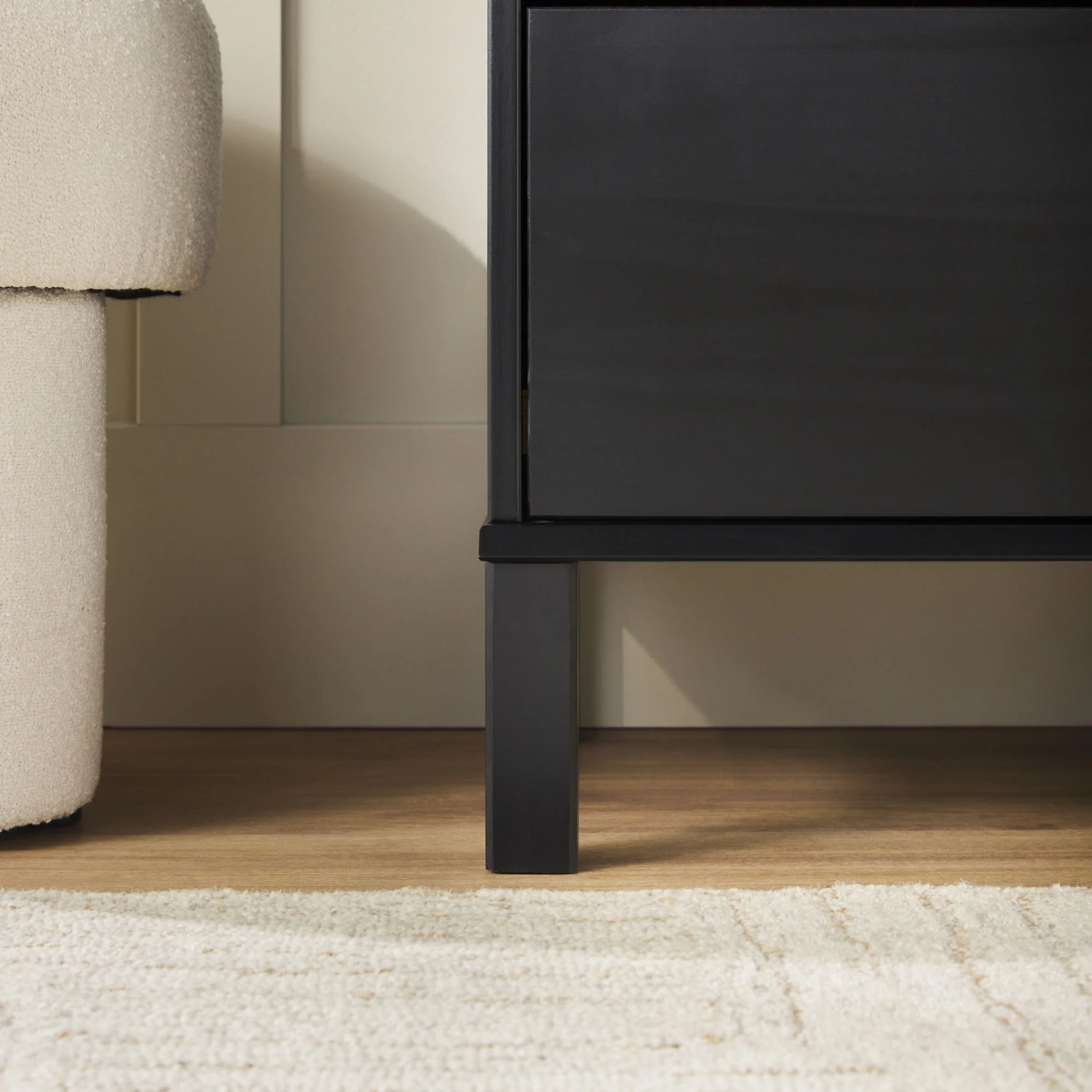 Elias 6-Drawer Contemporary Dresser with Curved Top