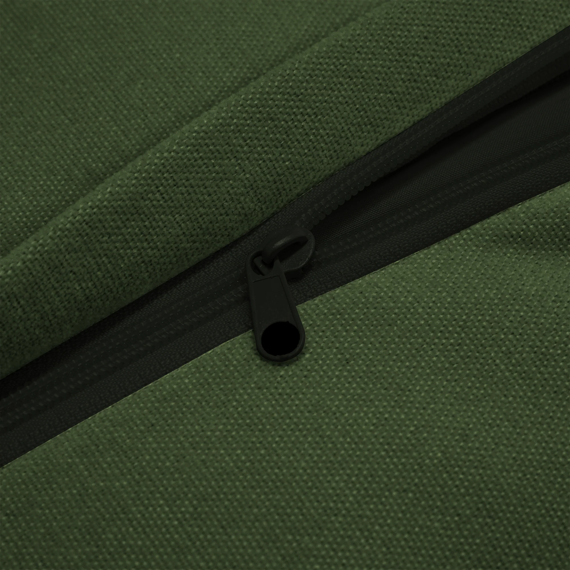 Walker Edison | Cloud Slipcovered Loveseat Sectional with Ottoman