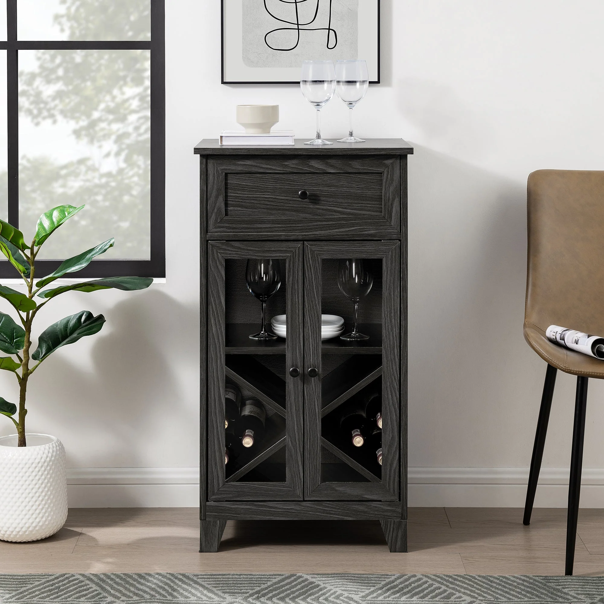 20 One-Drawer Two-Door Bar Storage