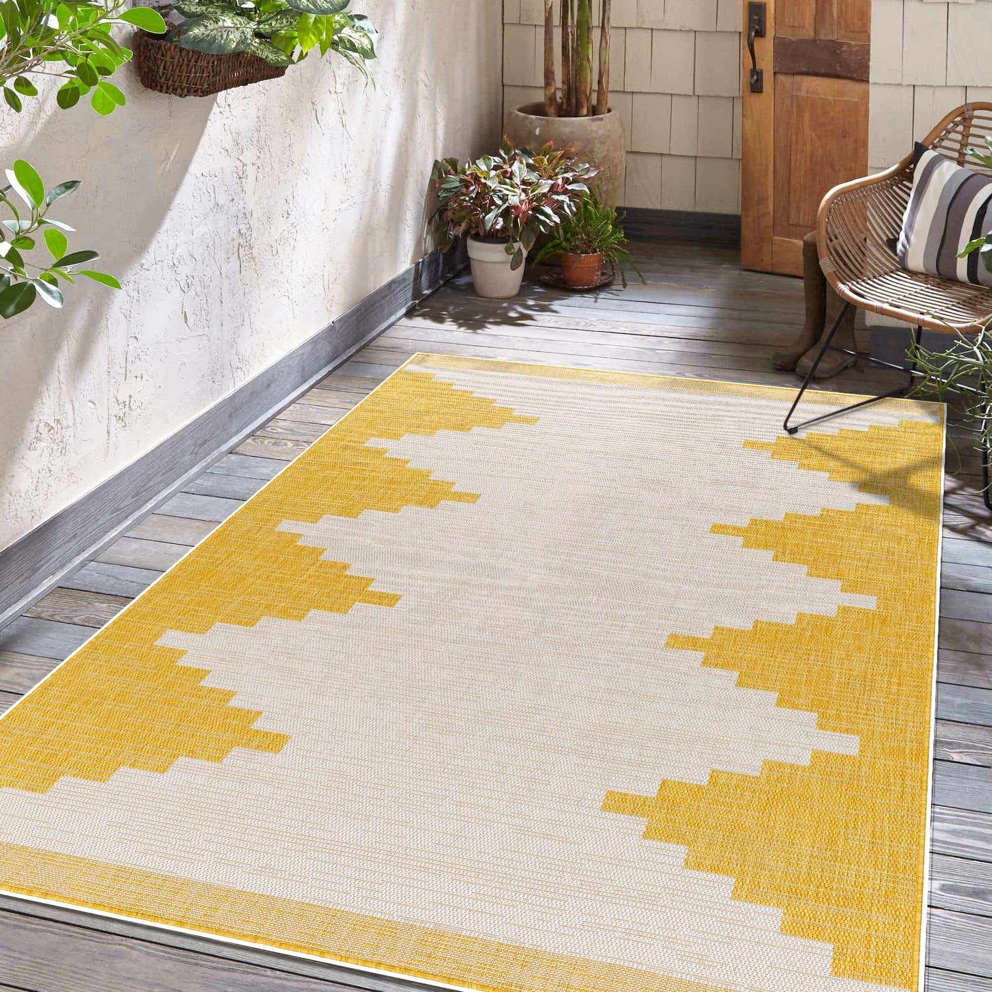 Boutique Rugs - Djugun Yellow Outdoor Rug