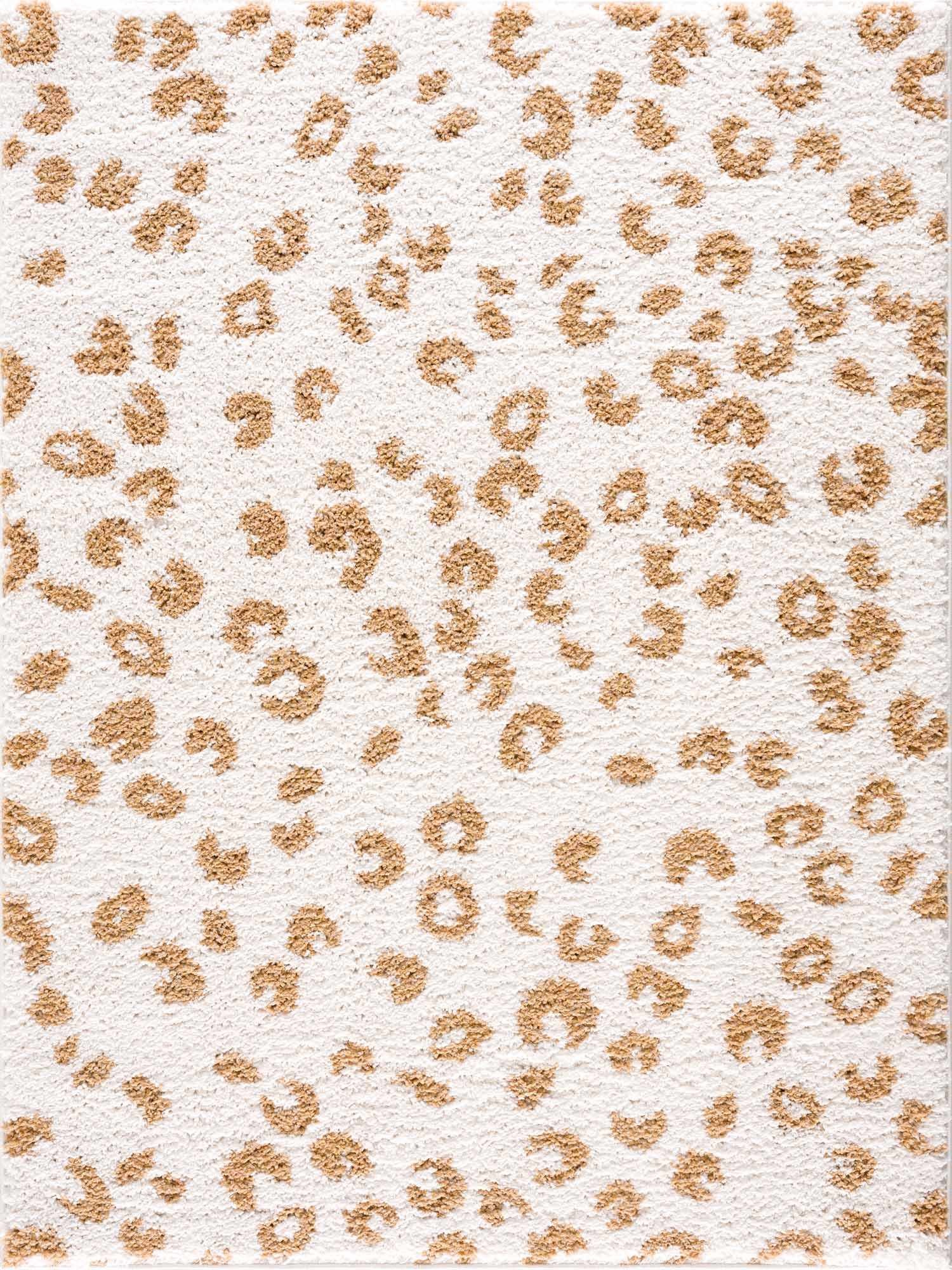 Boutique Rugs - Altin Leopard Print White Area Rug
