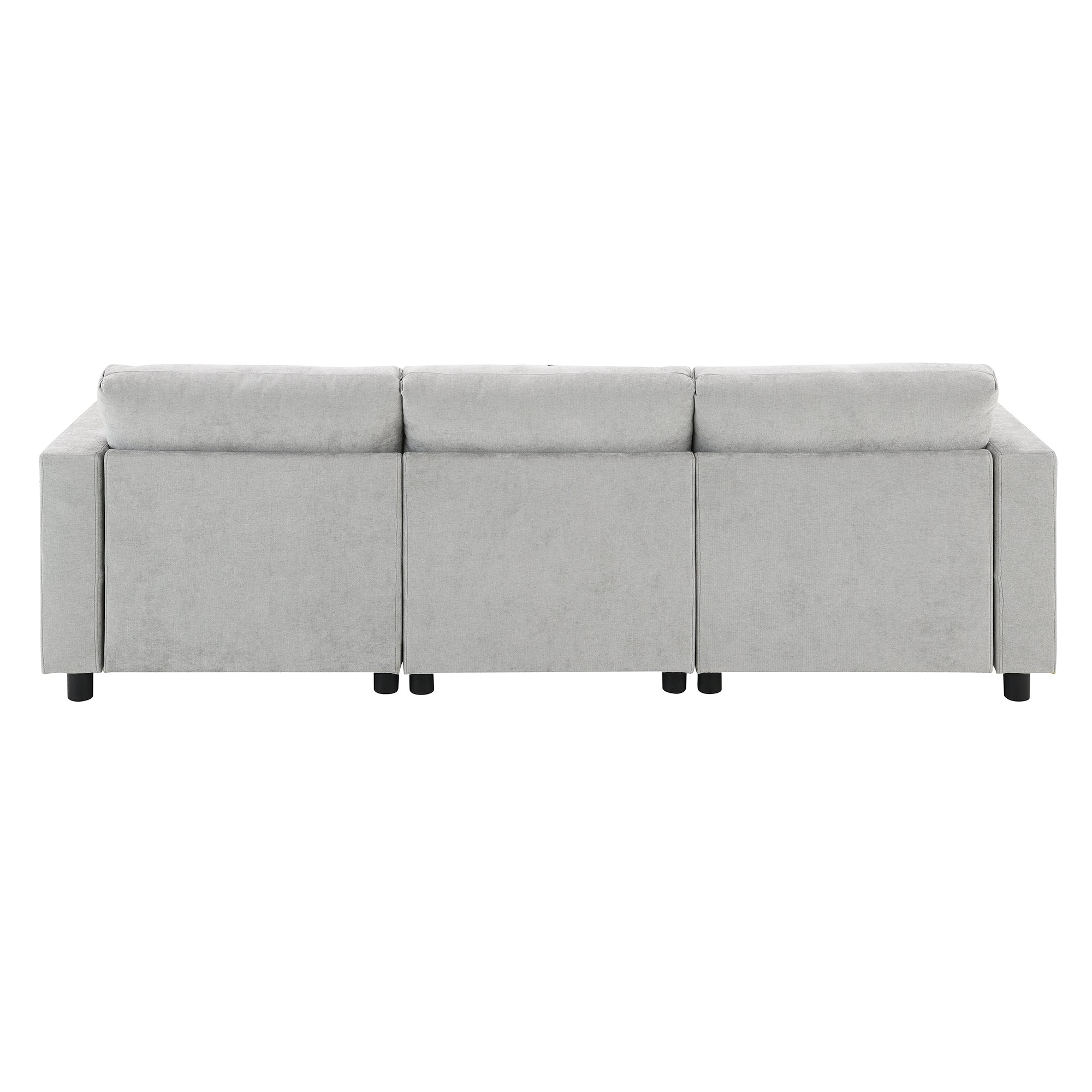 Walker Edison | Modern Cloud Chenille Modular Sectional Sofa with Storage