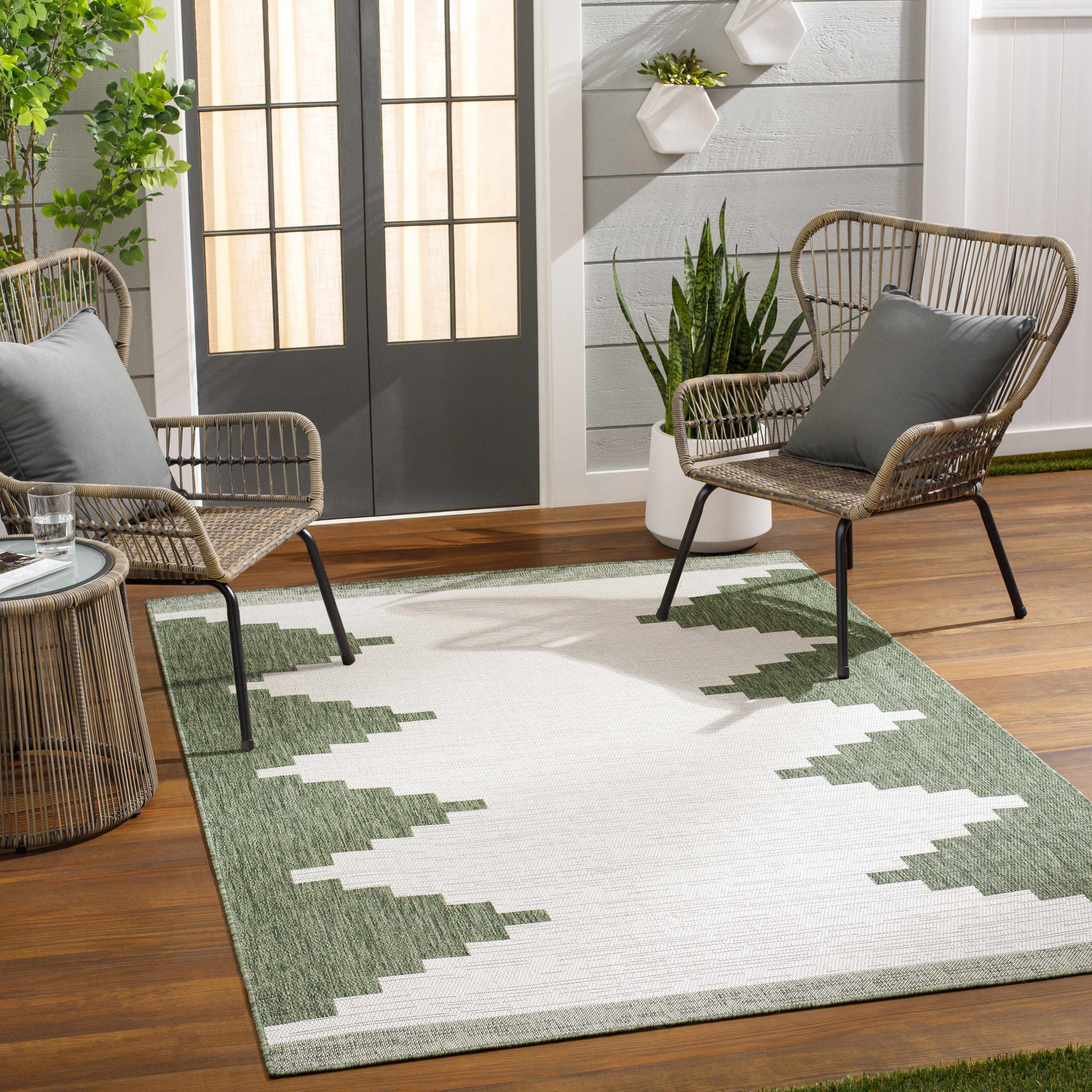 Boutique Rugs - Djugun Green Indoor & Outdoor Rug