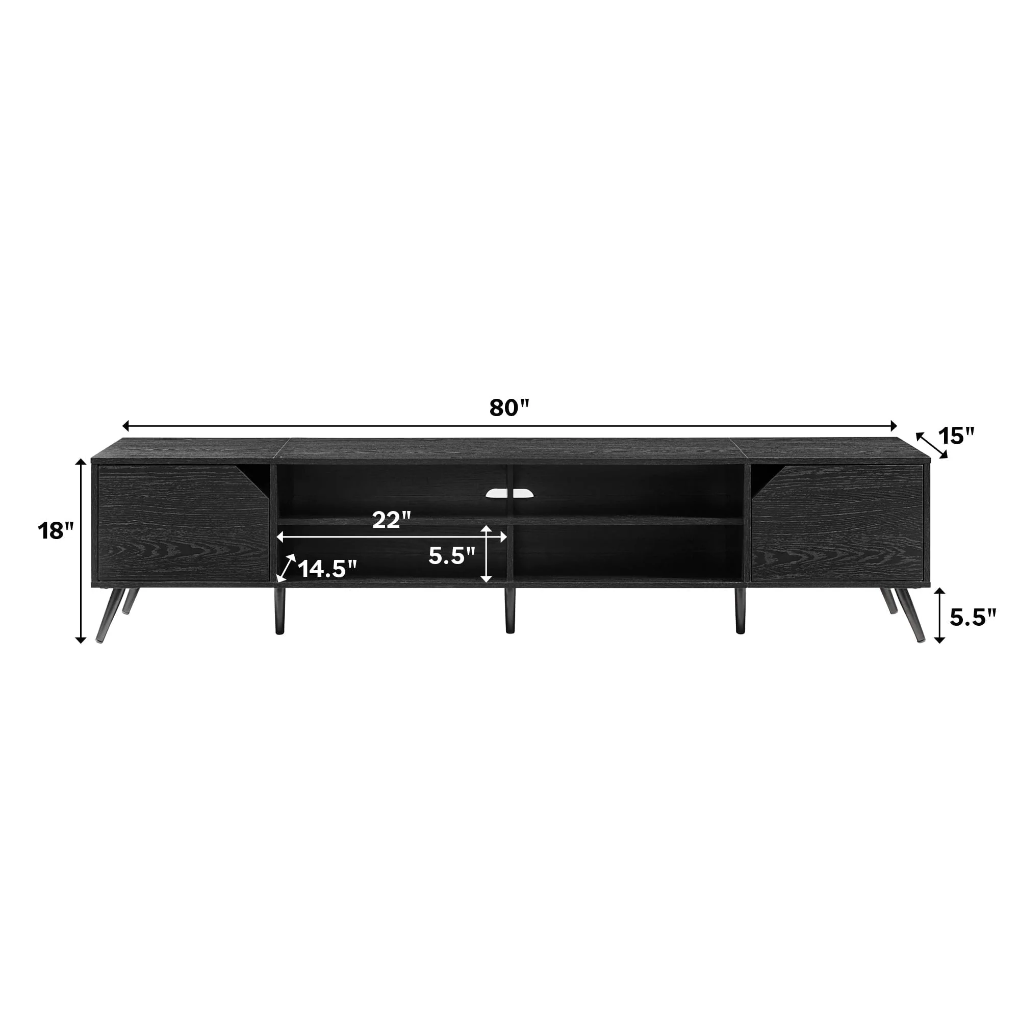 Noah Mid-Century Modern Angular TV Stand Collection