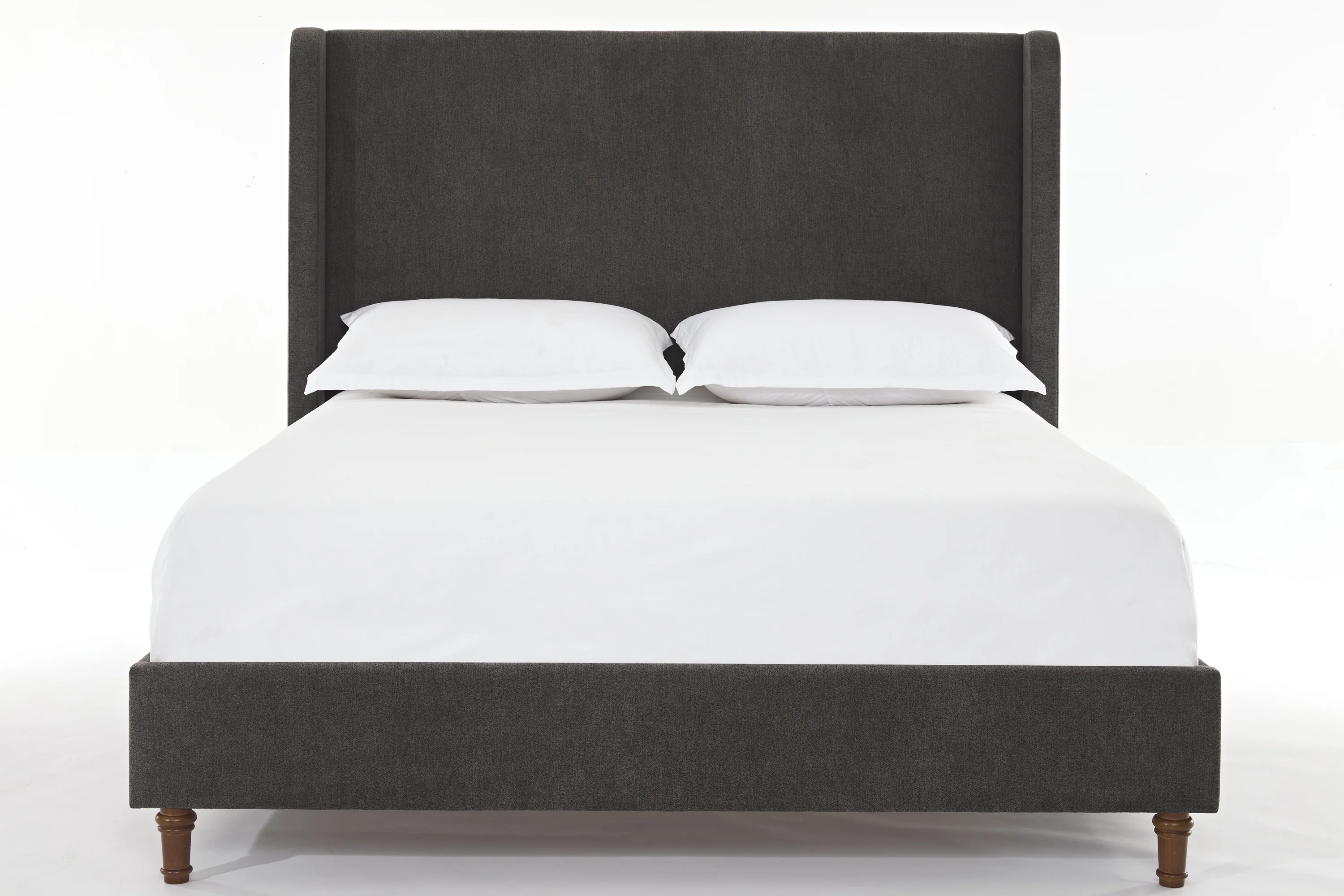 Walker Edison | Velvet Tall 54 Headboard Upholstered Queen Bed