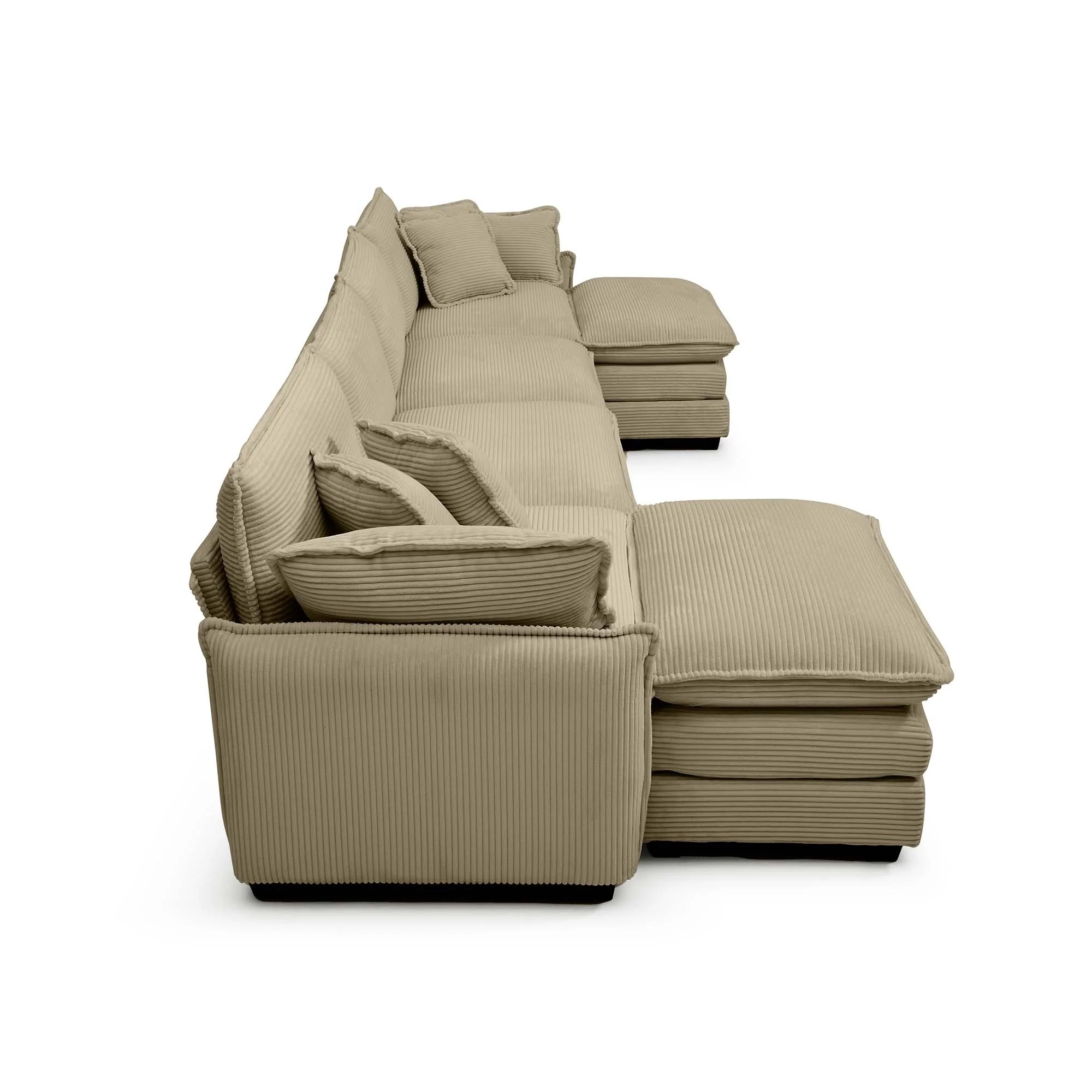 Walker Edison | Retro Chic: Corduroy Couch Cloud Modular Sofa Design