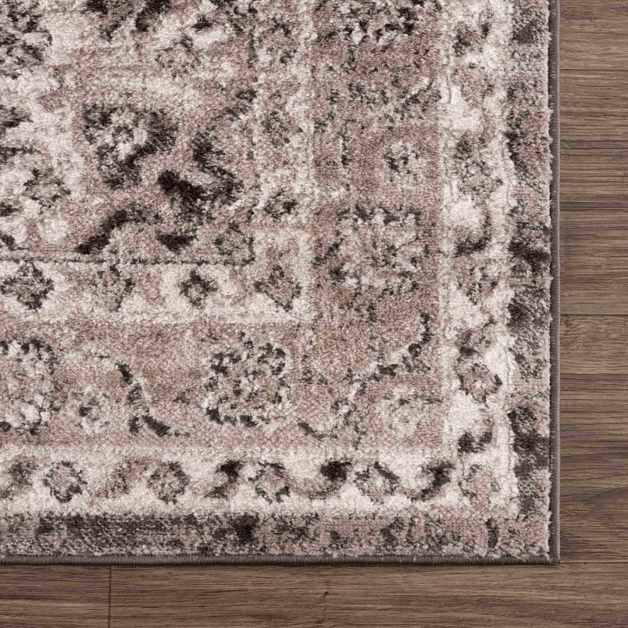 Boutique Rugs - Albie Charcoal & Beige Area Rug - Clearance