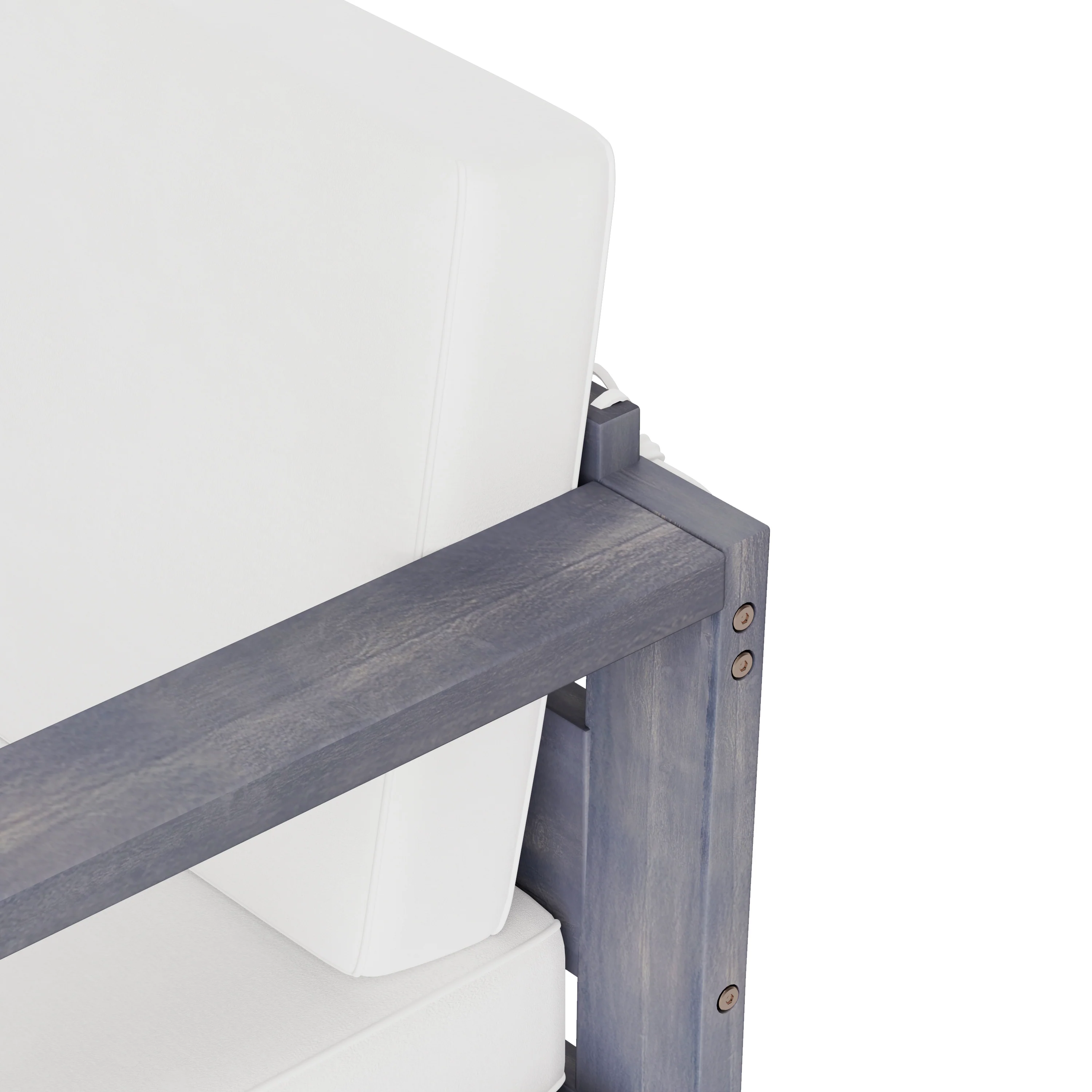 Walker Edison | Grey Wood Outdoor 7-Piece Patio Dining Table Set for 6