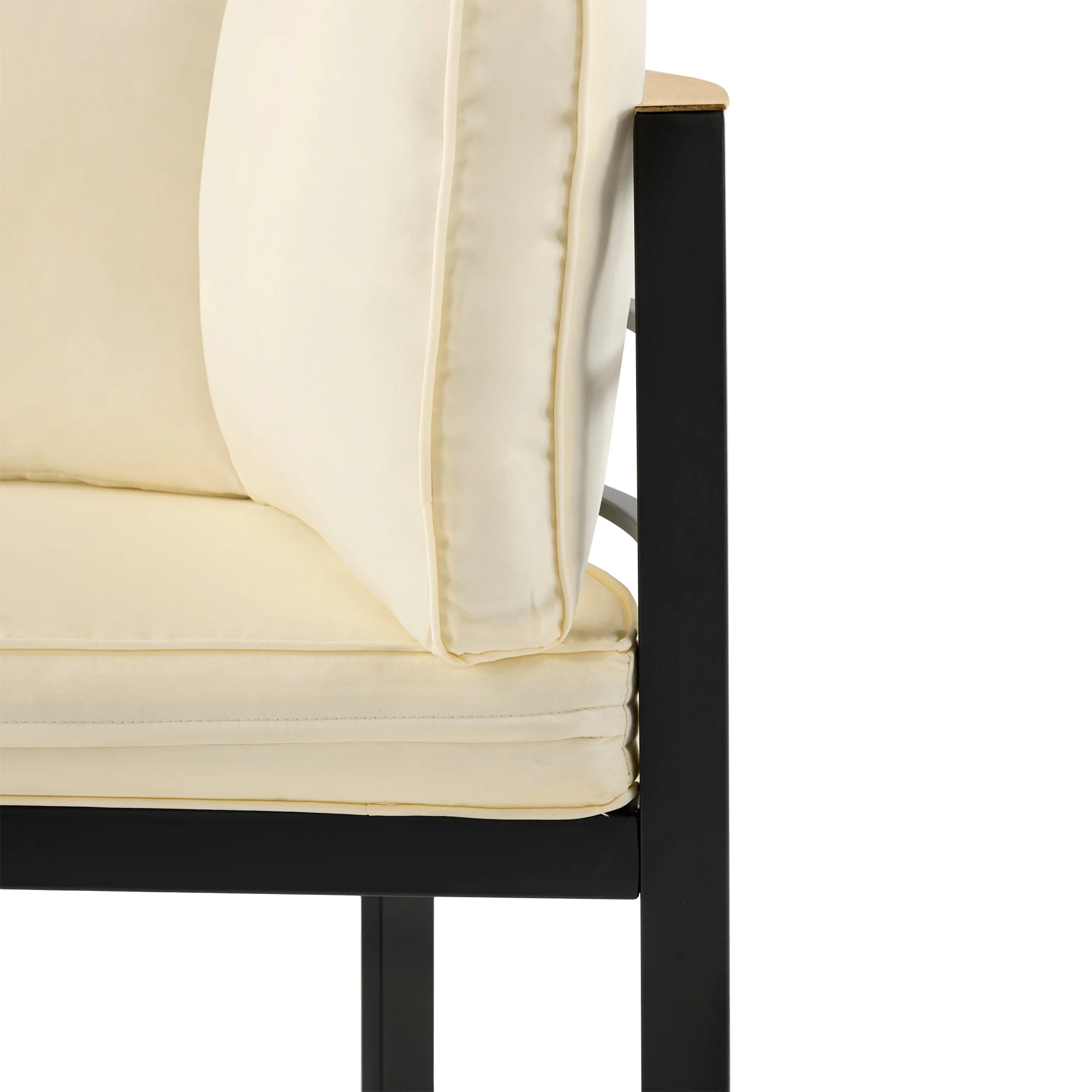 Walker Edison | Modern Outdoor Sectional Sofa Set with Tables