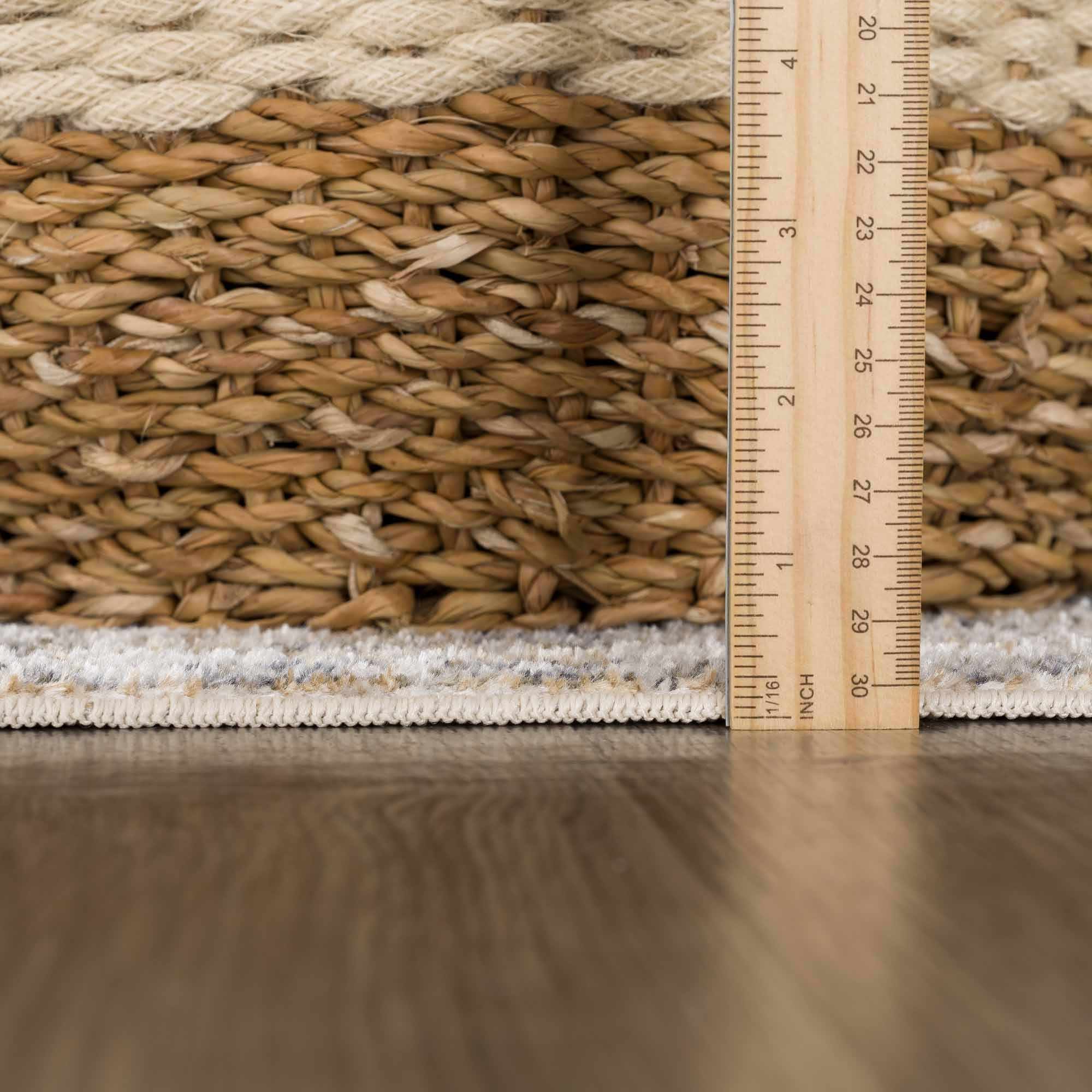 Boutique Rugs - Arias Cream & Blue Washable Area Rug