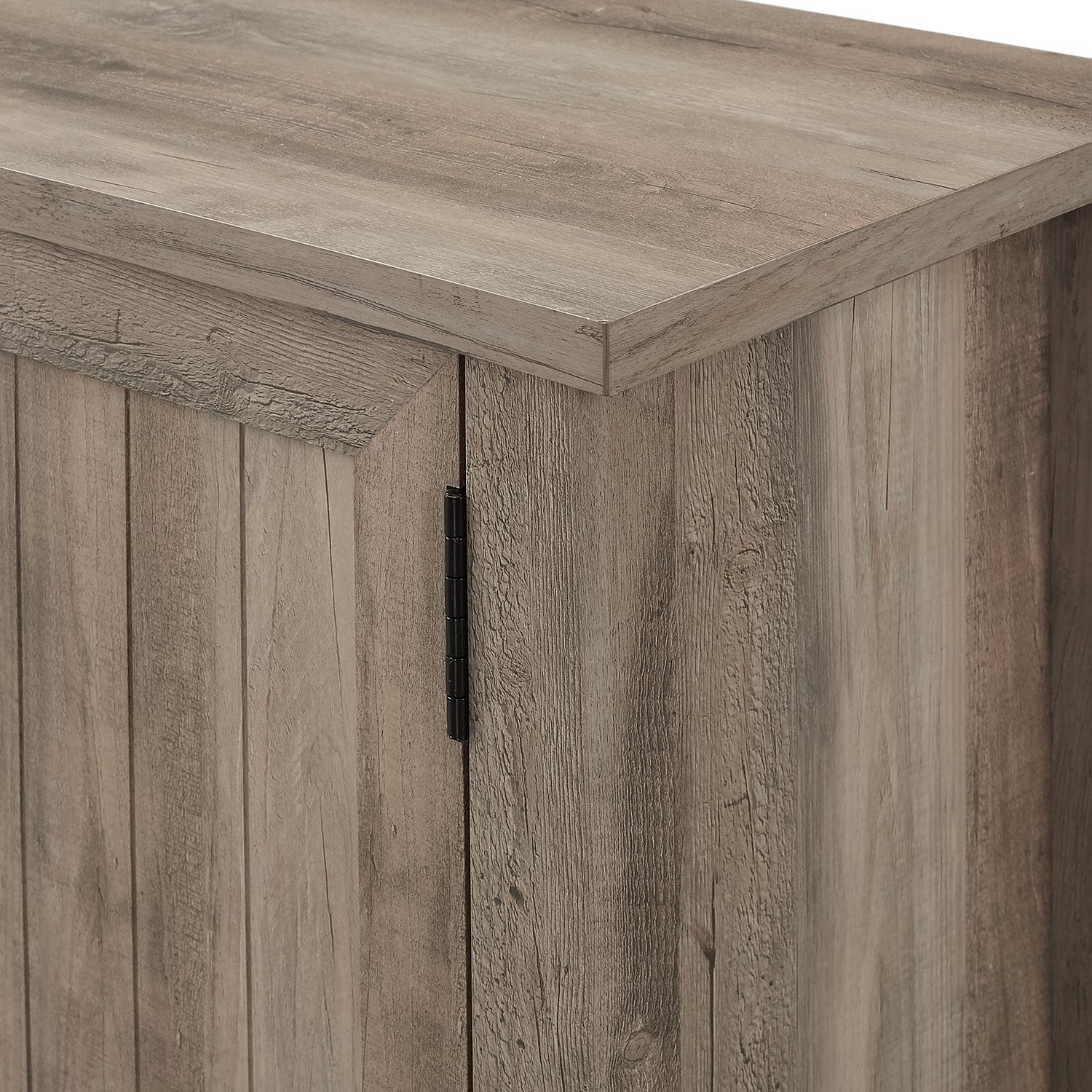 Farmhouse 58 Modern Grooved 2 Door TV Stand