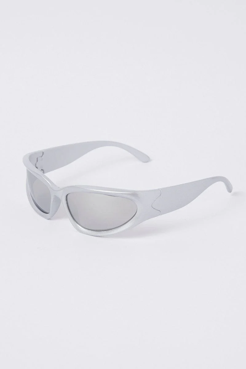 Silver Fashion Sunglasses