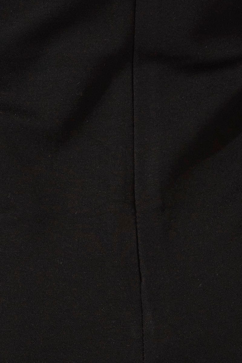 Black Mini Dress Oversized Statement Bow Strappy Dress