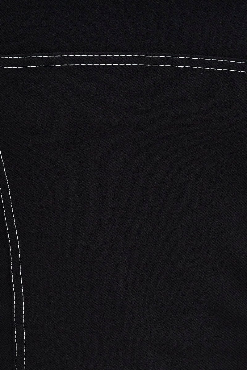 Black Bandeau Corset Top