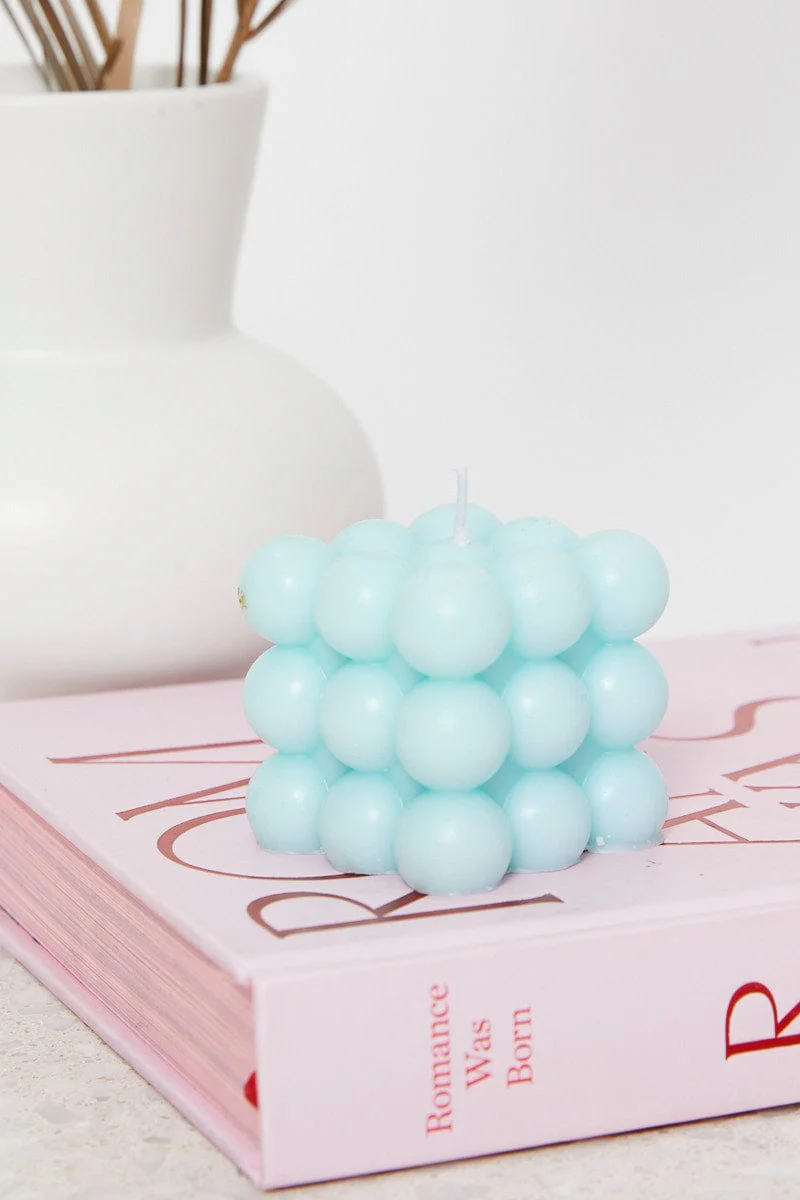 Blue Bubble Scented Candle