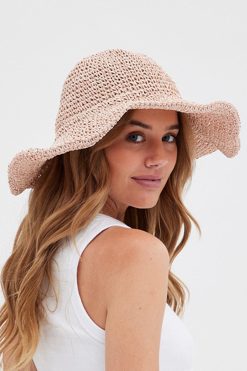 Pink Straw Hat